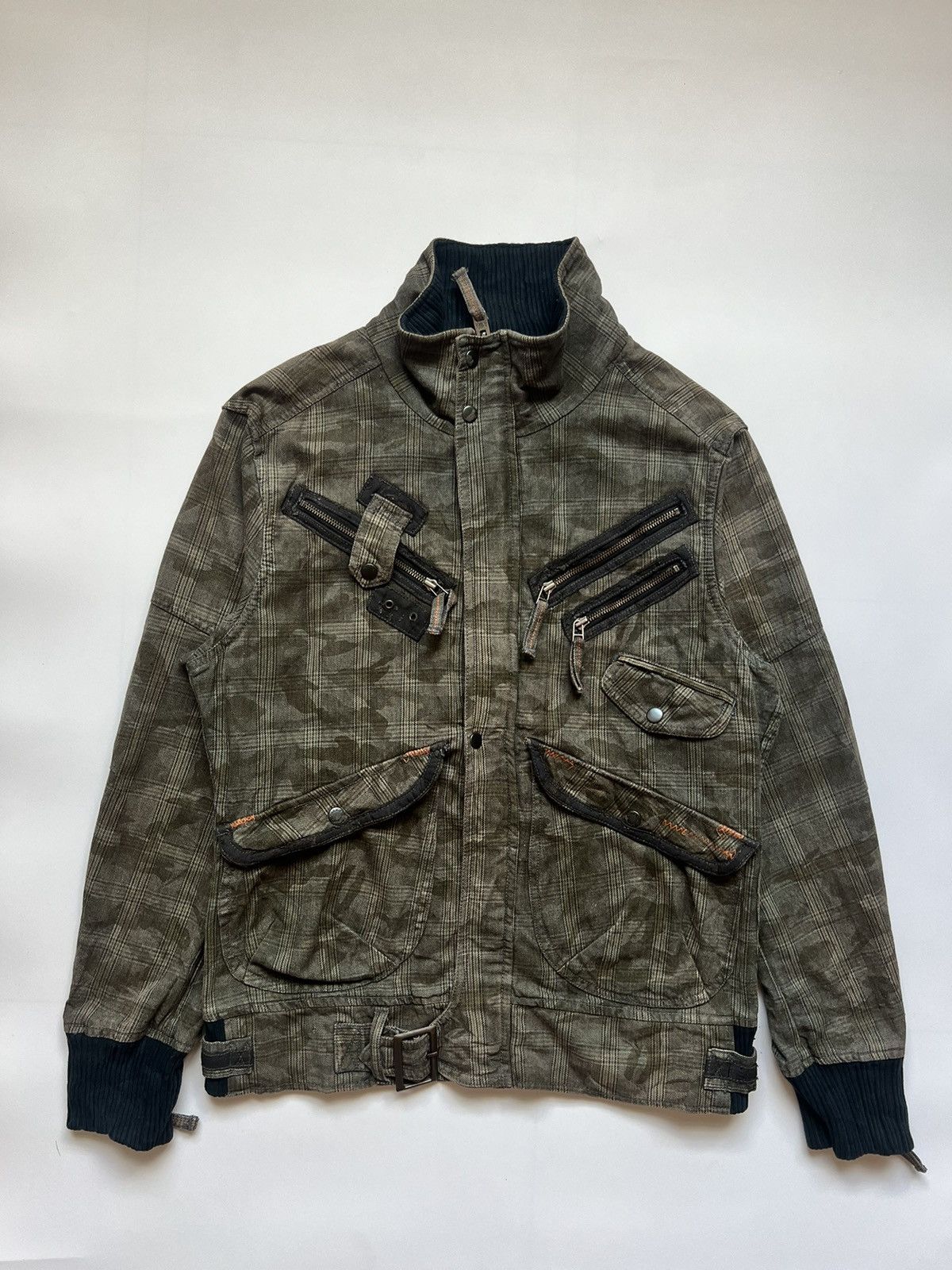 Avirex 90's Avirex Aerospace Varsity Jacket Camo Size US XL / EU 56 / 4 - 1 Thumbnail