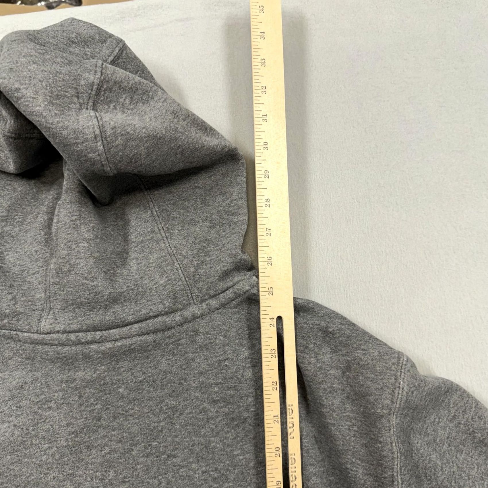 Nike Nike Hoodie Mens M Gray Pullover Fleece Sweatshirt Solid Logo Swoosh Size US M / EU 48-50 / 2 - 7 Thumbnail