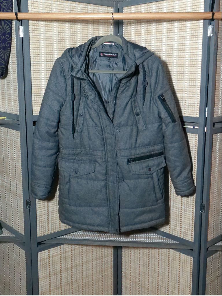 Urban Republic Urban Republic Gray Winter Coat Size L / US 10 / IT 46 - 1 Thumbnail