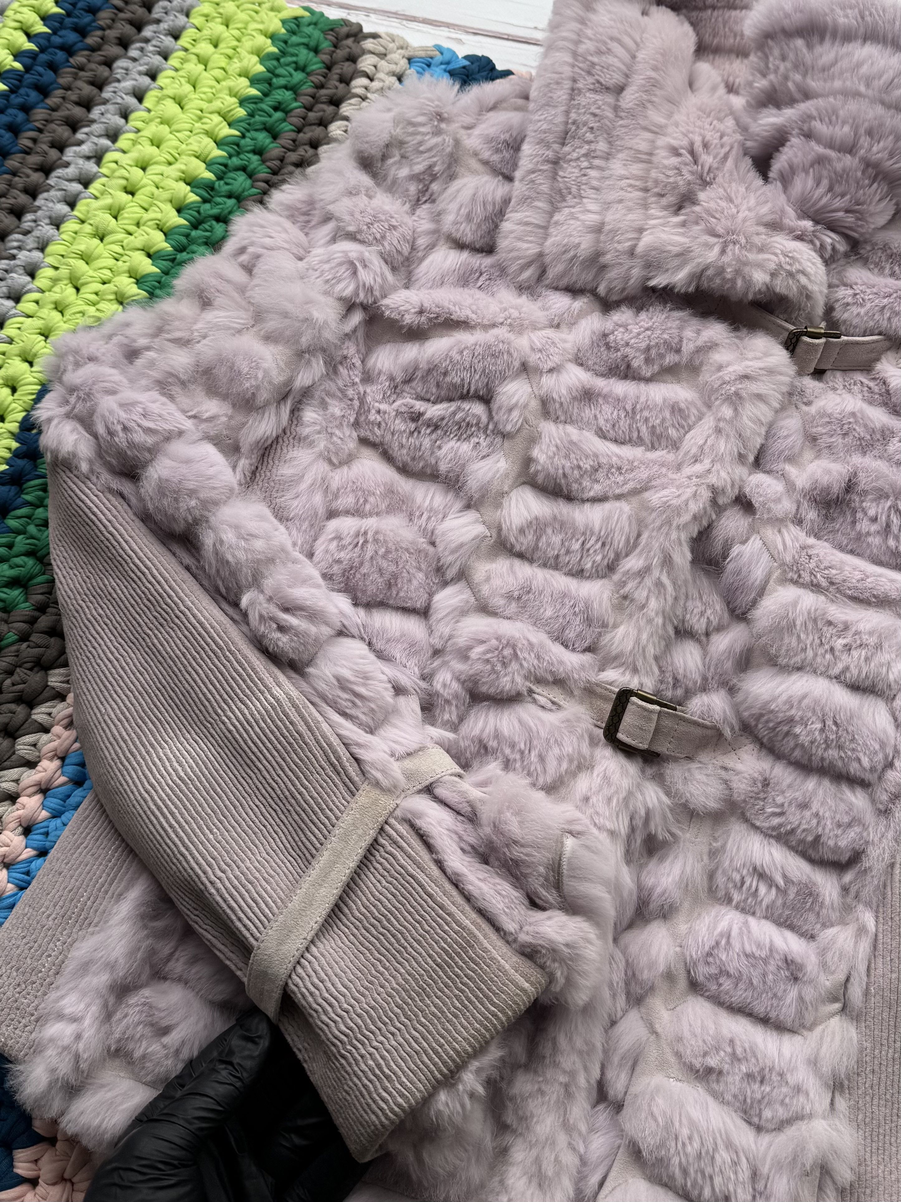 Roberto Cavalli Just Cavalli 2009 Lapin Fur Jacket (V15) Size M / US 6-8 / IT 42-44 - 5 Thumbnail