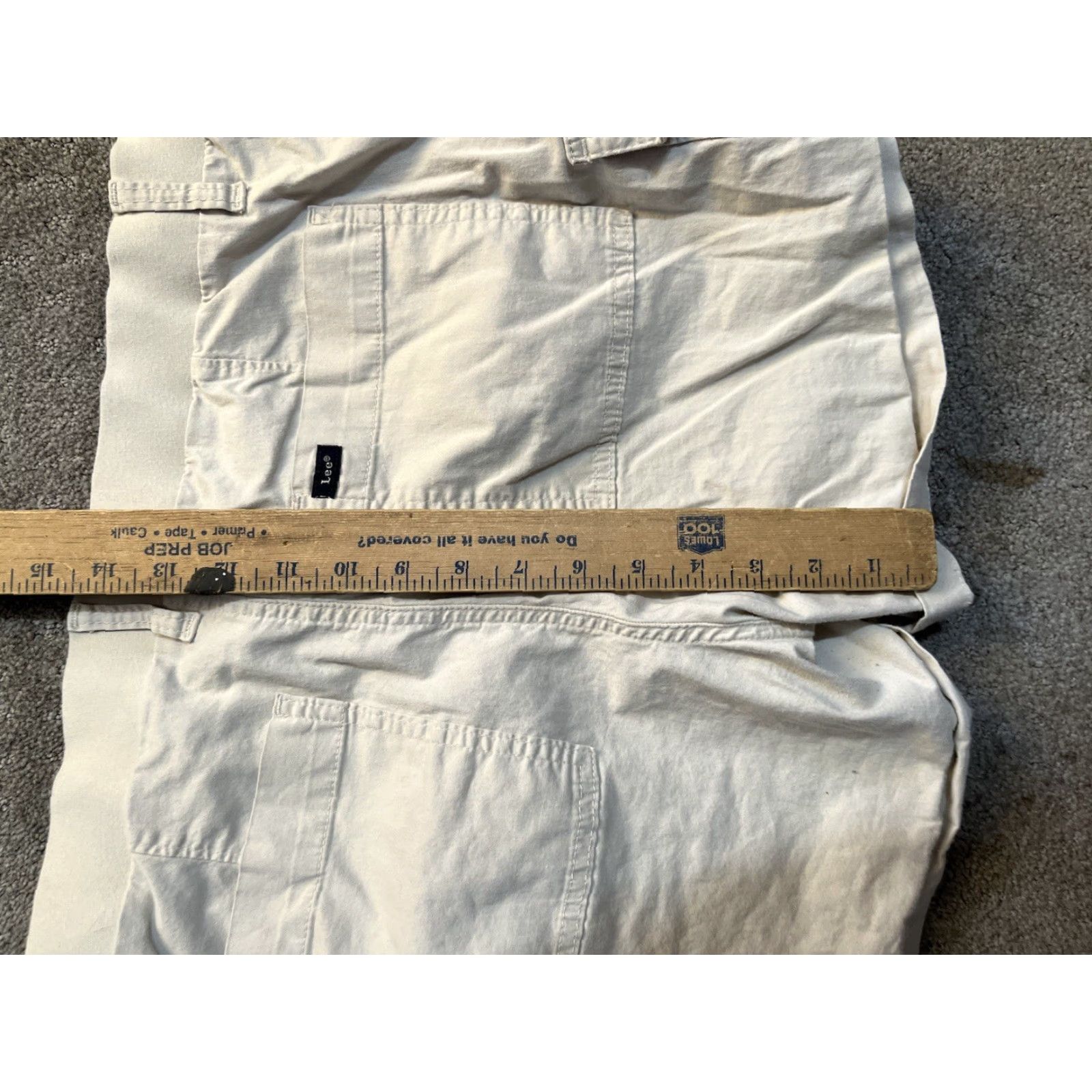 Lee Lee Regular Fit Bermuda Shorts Women's 16M Beige Performance Stretch Casual Adventure Size 38" / US 16 / IT 52 - 5 Thumbnail
