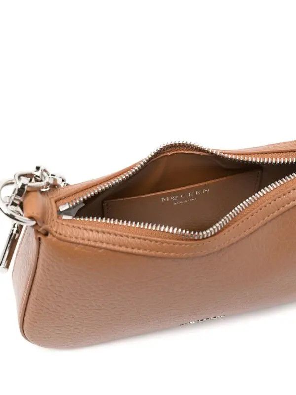 Alexander McQueen o1w1db10925 Size:OS/T-Bar Mini Pouch in Brown Size ONE SIZE - 4 Thumbnail
