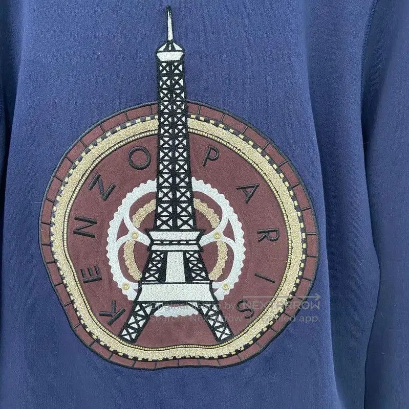Kenzo KENZO Cotton Embroidered Long Sleeve Sweatshirt . Size M / US 6-8 / IT 42-44 - 5 Thumbnail