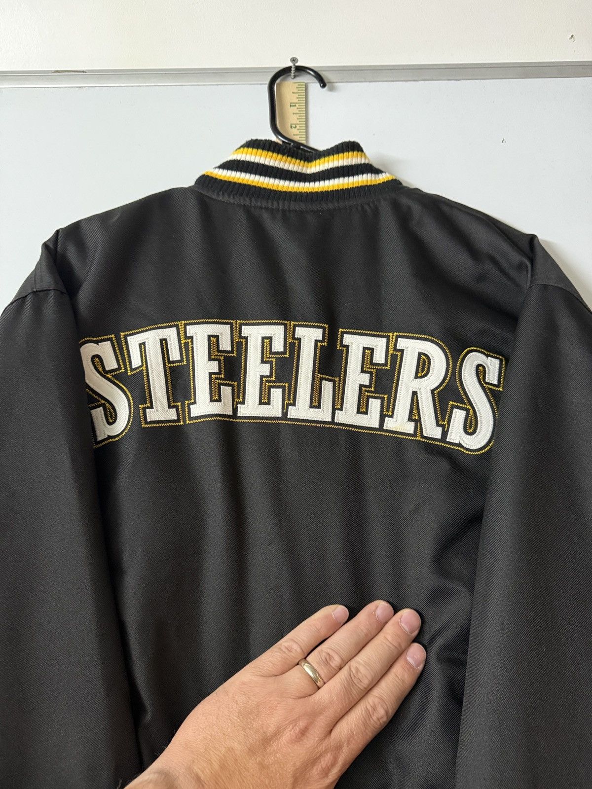 NFL Vintage 80s Pittsburgh Steelers NFL Football Jacket Size US XL / EU 56 / 4 - 7 Thumbnail