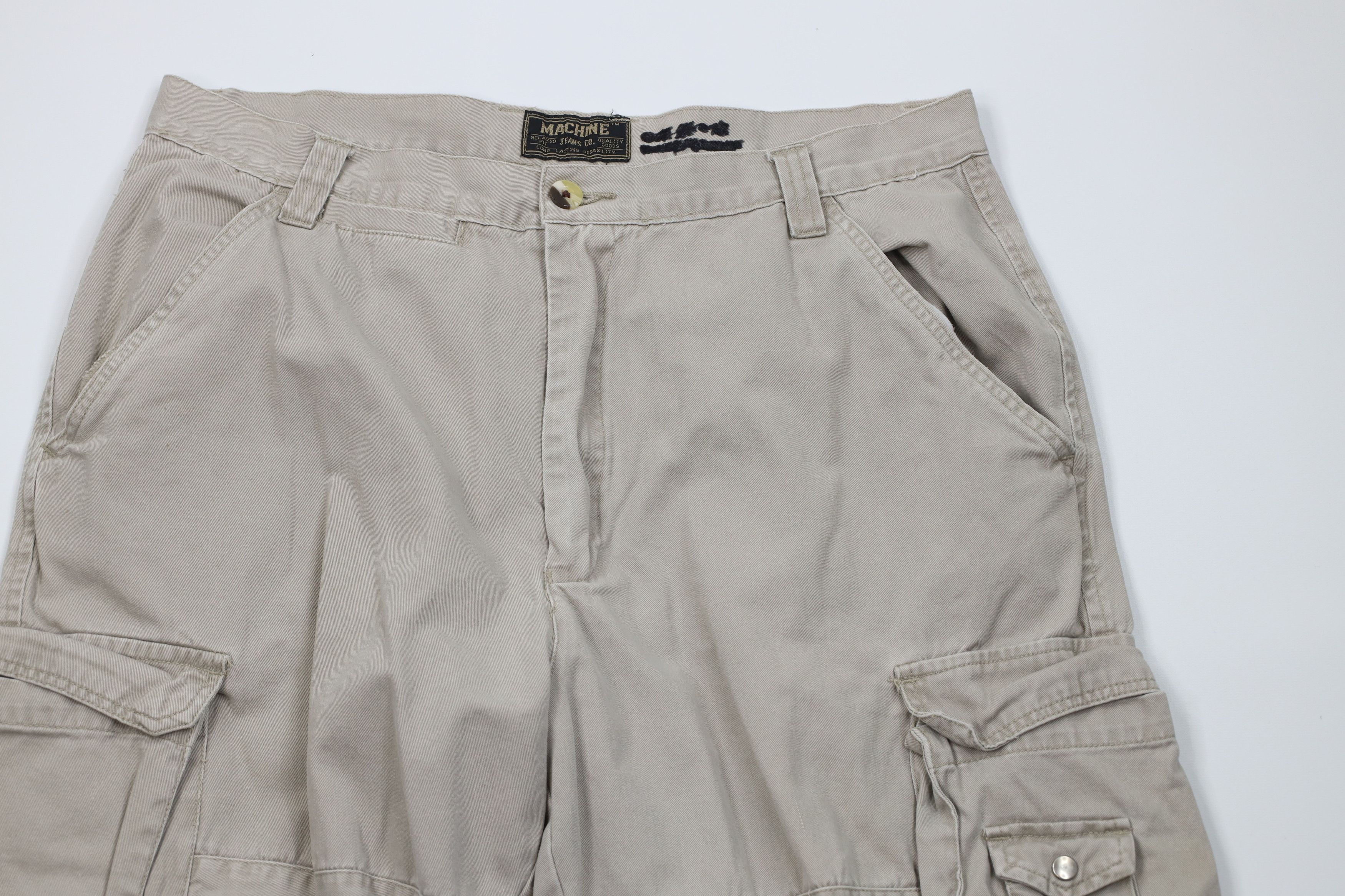 Vintage Vintage 90s Y2K Streetwear Relaxed Fit Wide Leg Cargo Pants Size US 36 / EU 52 - 2 Thumbnail