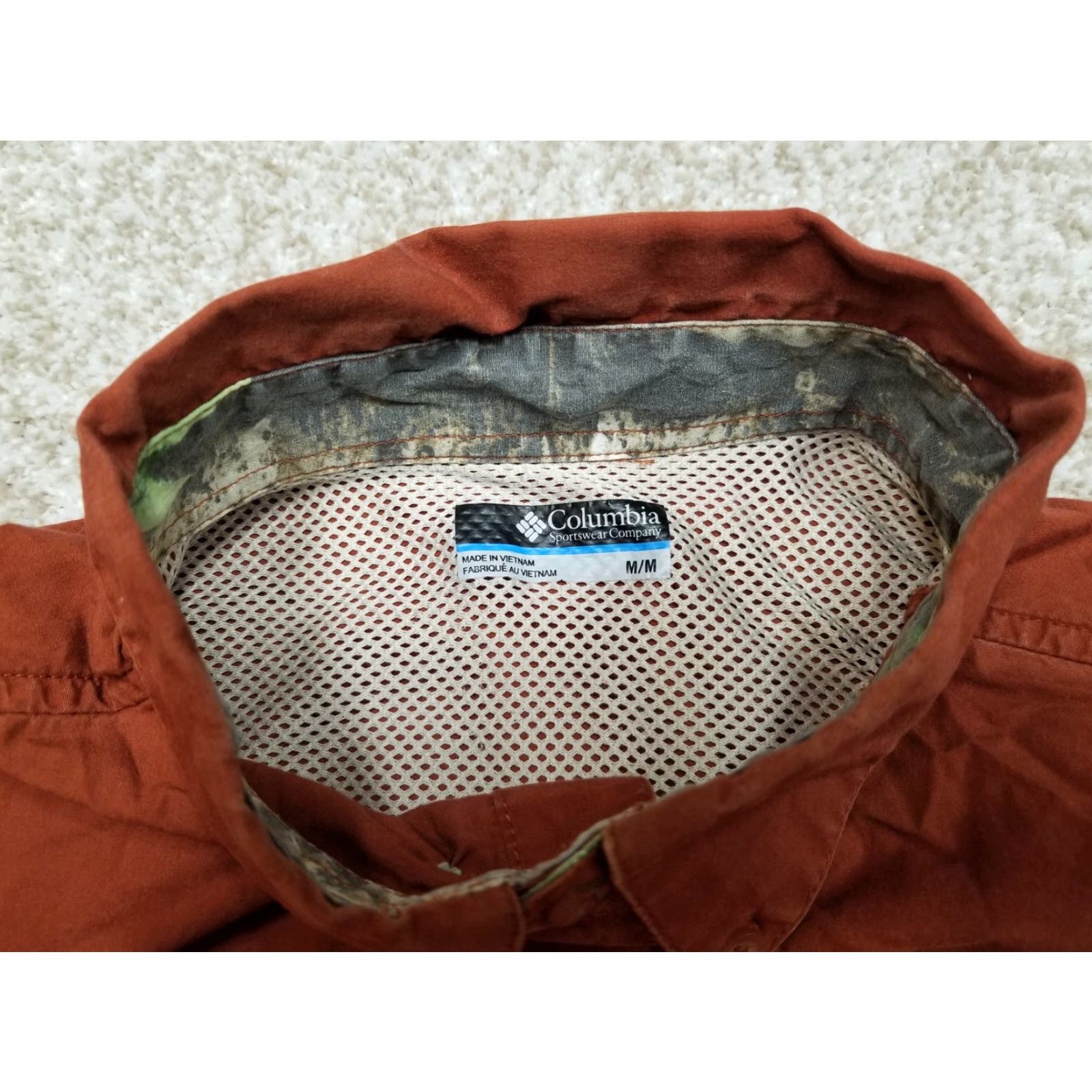 Vintage Columbia PHG Shirt Men M Red Vented Bird Outdoor Hunting Gear Outdoors Button-Up Casual Size US M / EU 48-50 / 2 - 4 Thumbnail