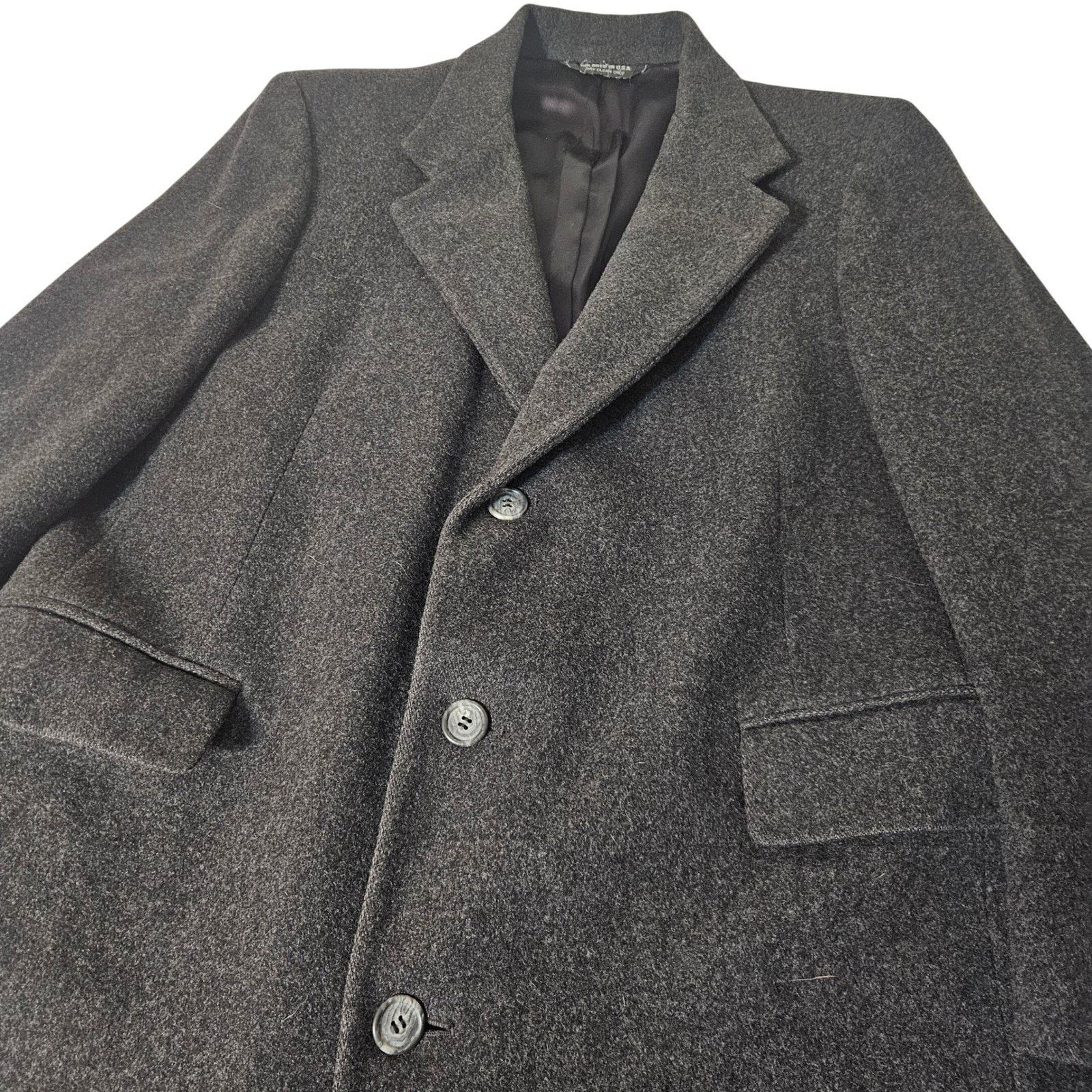 Christian Dior Monsieur VTG Christian Dior Monsieur Gray 46 WOOL Overcoat Men Coat Size US S / EU 44-46 / 1 - 2 Thumbnail