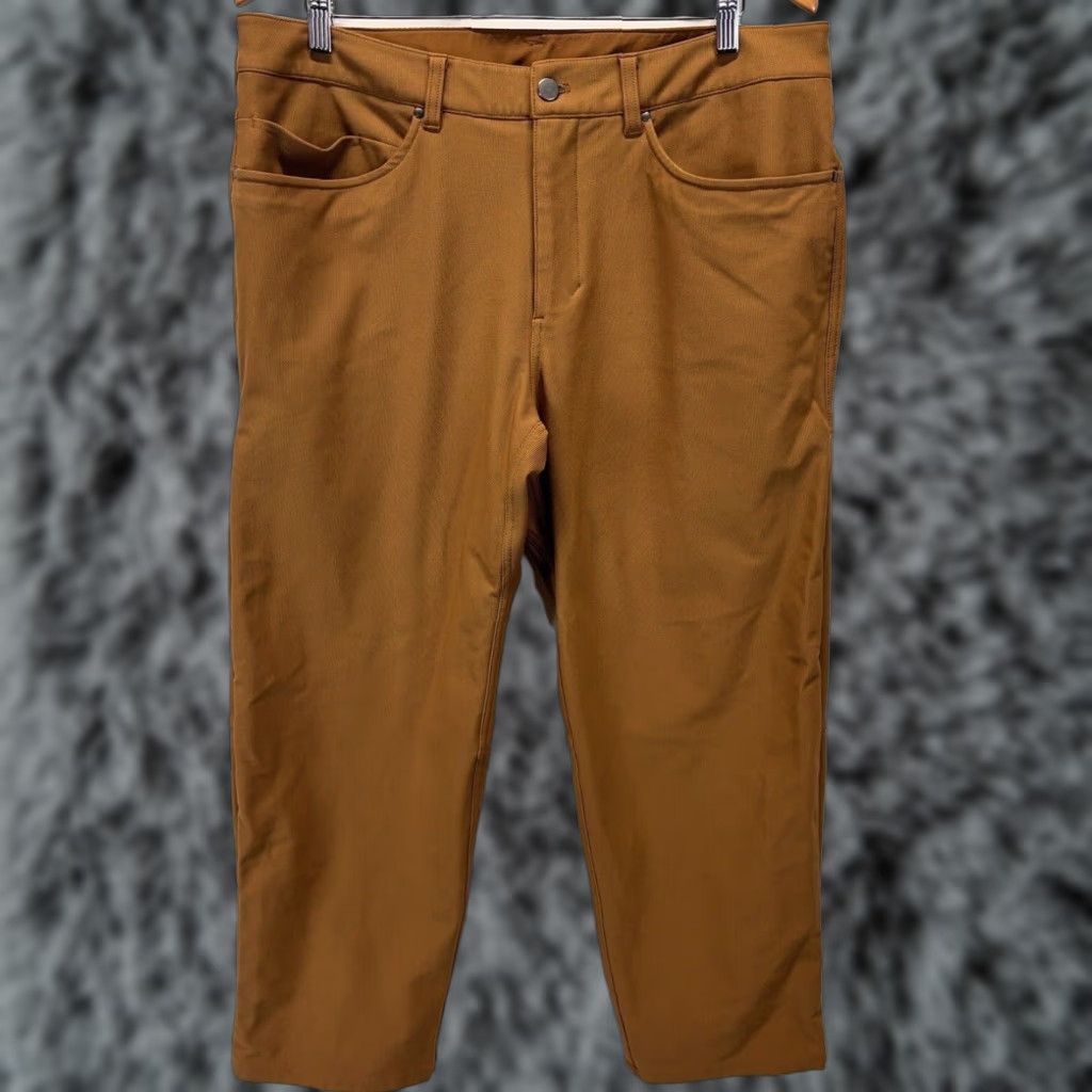 Lululemon Lululemon Mens Relaxed Fit Cropped Chino Pants Orange Size 36x26.5 Golf Size US 36 / EU 52 - 1 Thumbnail