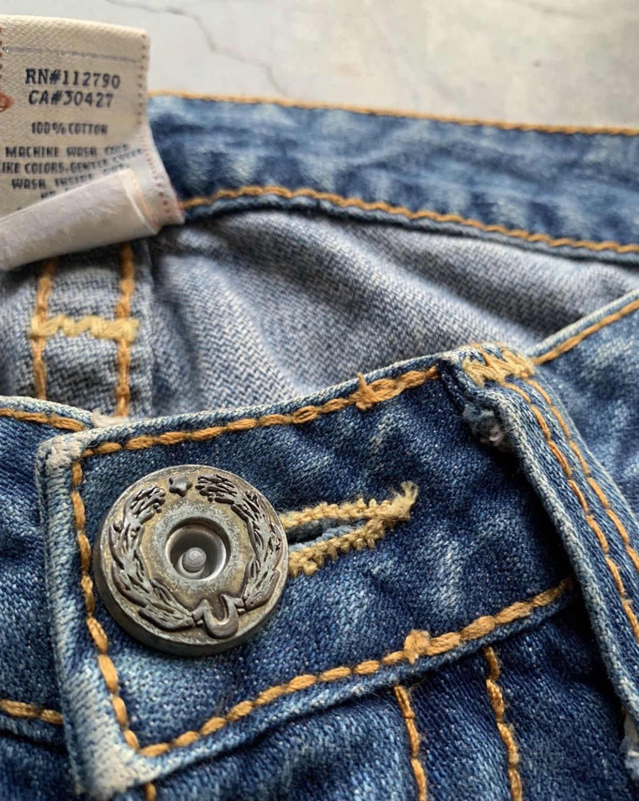 True Religion Vintage Y2K True Religion Wide Leg Bootcut Jeans Rare Size US 32 / EU 48 - 7 Thumbnail