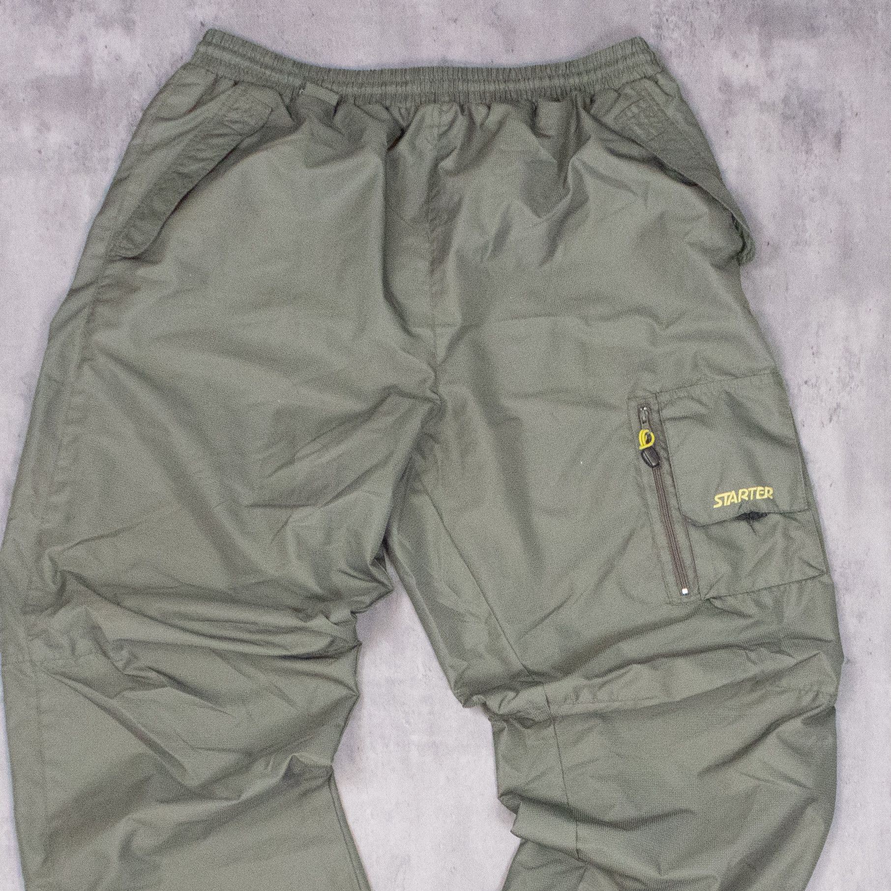 Starter Y2K 2000s Starter Baggy Relax Cargo Green Pant’s Size US 32 / EU 48 - 5 Thumbnail