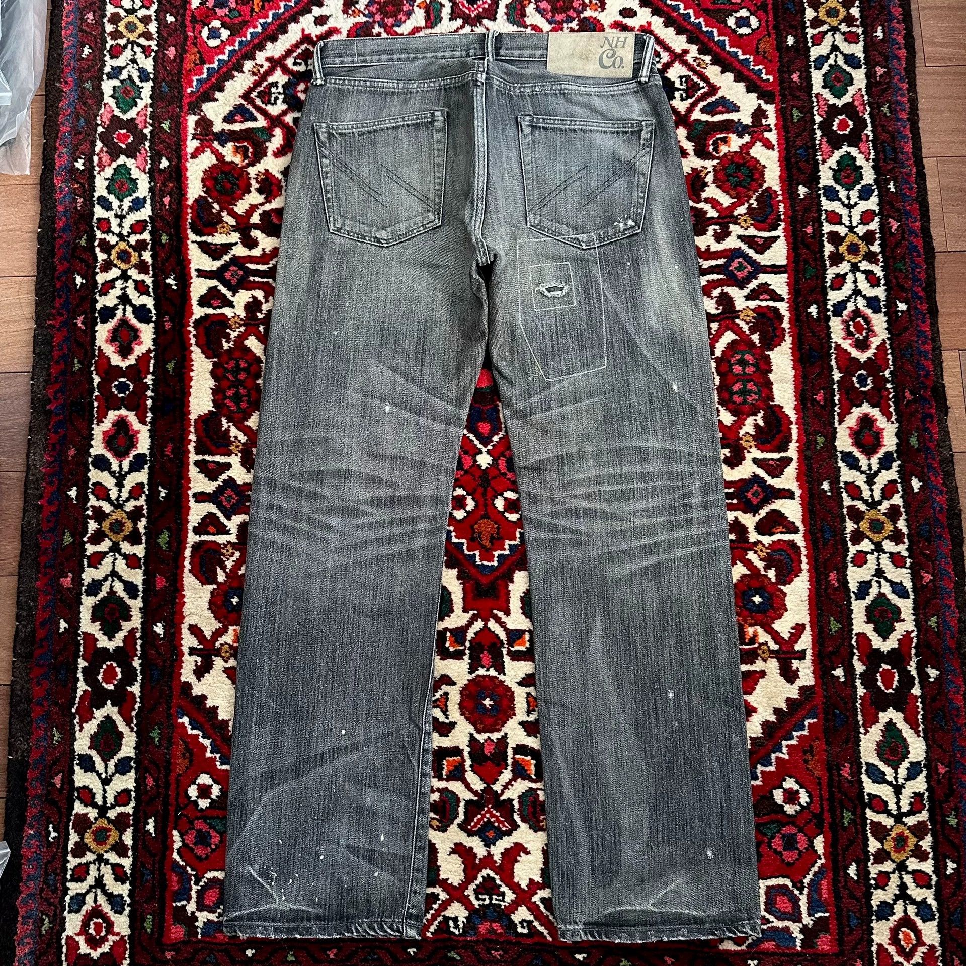 NBDN Nobrandedon NBHD 13aw mid m distressed rust jeans Size US 33 - 2 Thumbnail