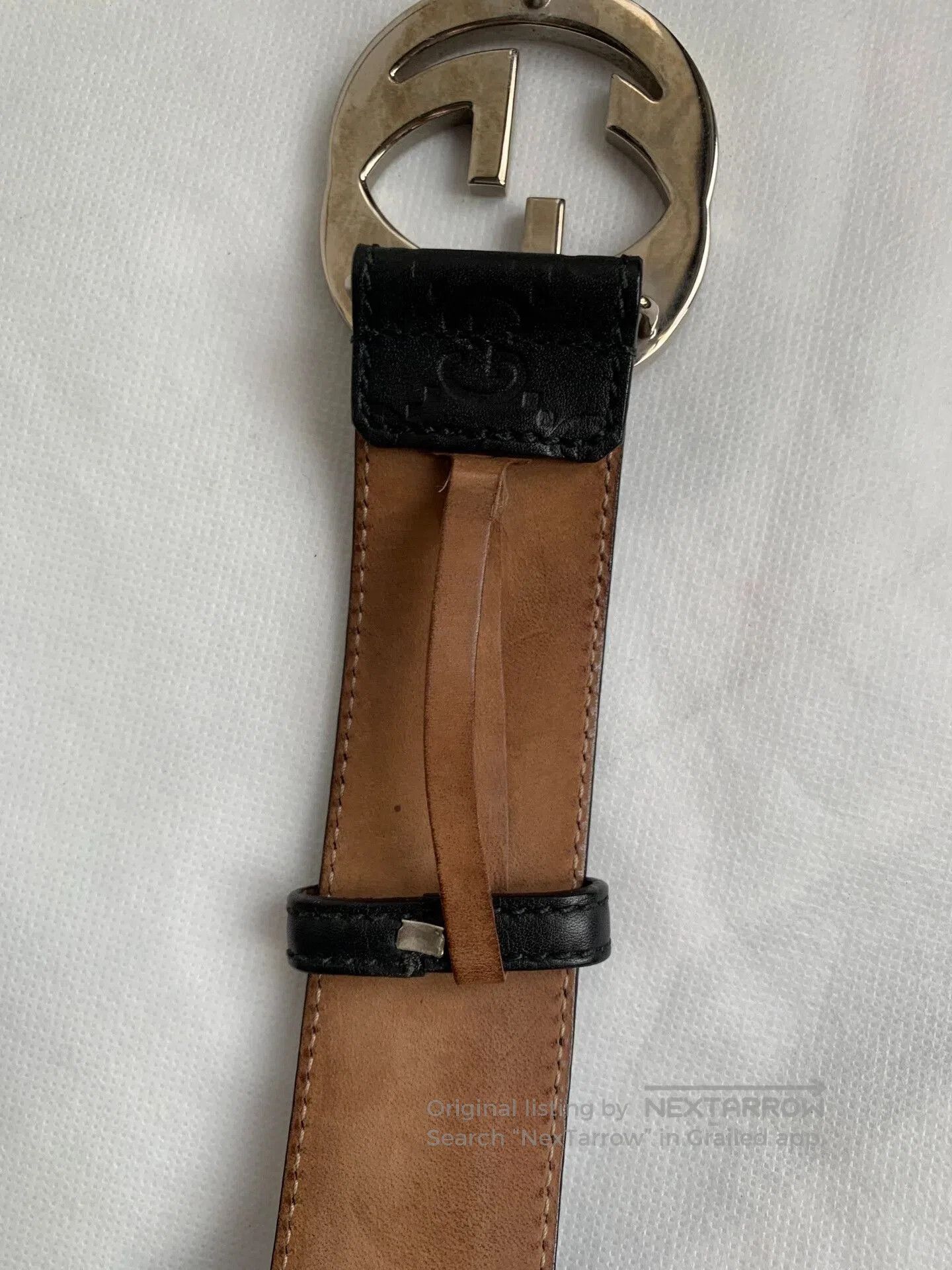 Gucci Gucci Men's Double G Silver Buckle Belt. Size ONE SIZE - 4 Thumbnail