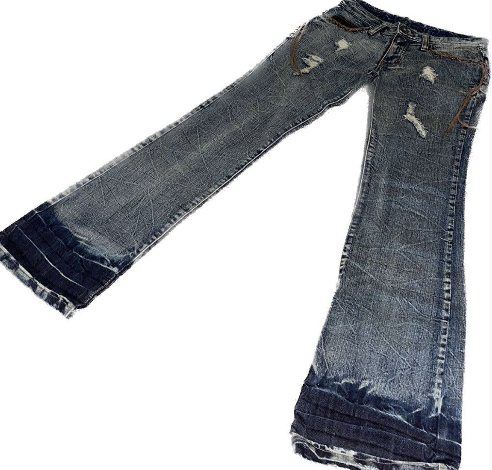 If Six Was Nine × Japanese Brand B. S Limited Real Vintage Blue Wash Jeans Bootcut Size US 31 - 1 Thumbnail