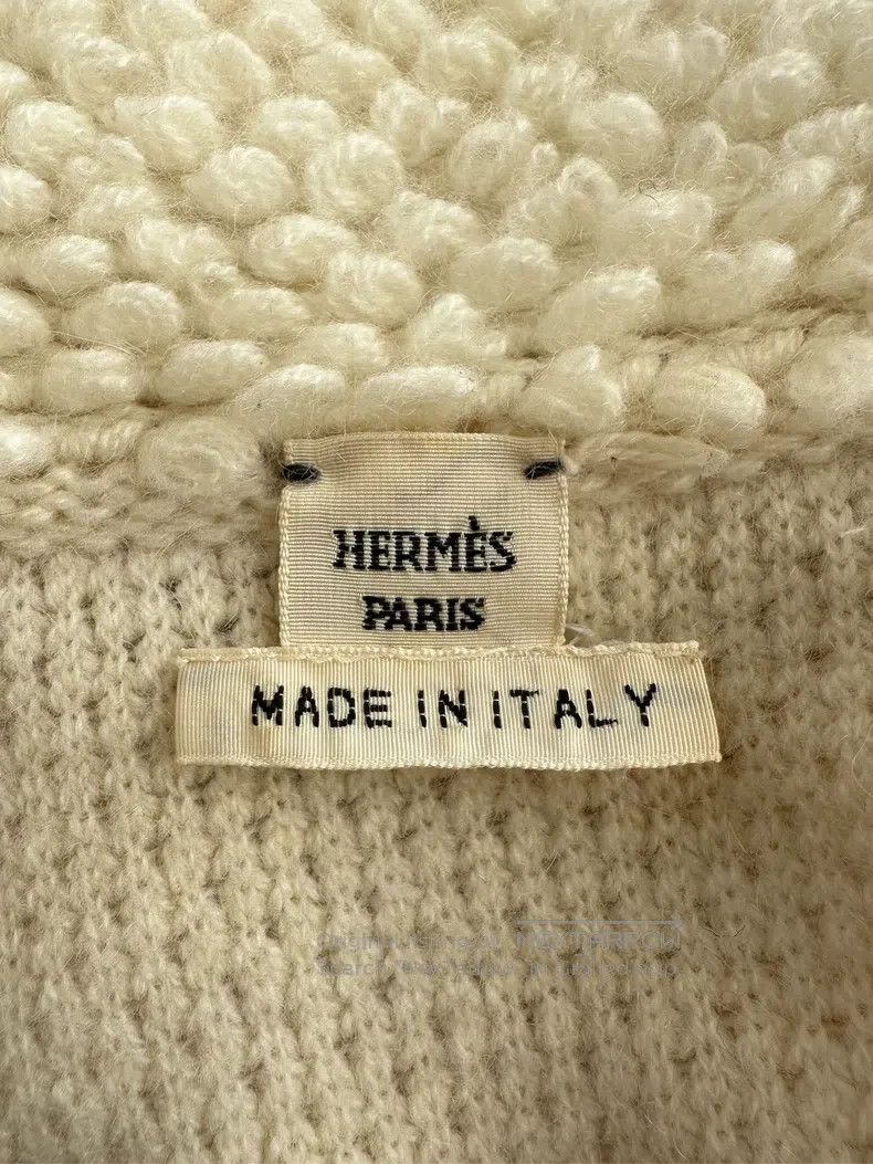 Hermes Hermes Women's Cashmere Casual High Neck Knit Sweater, Bei Size XS / US 0-2 / IT 36-38 - 7 Thumbnail