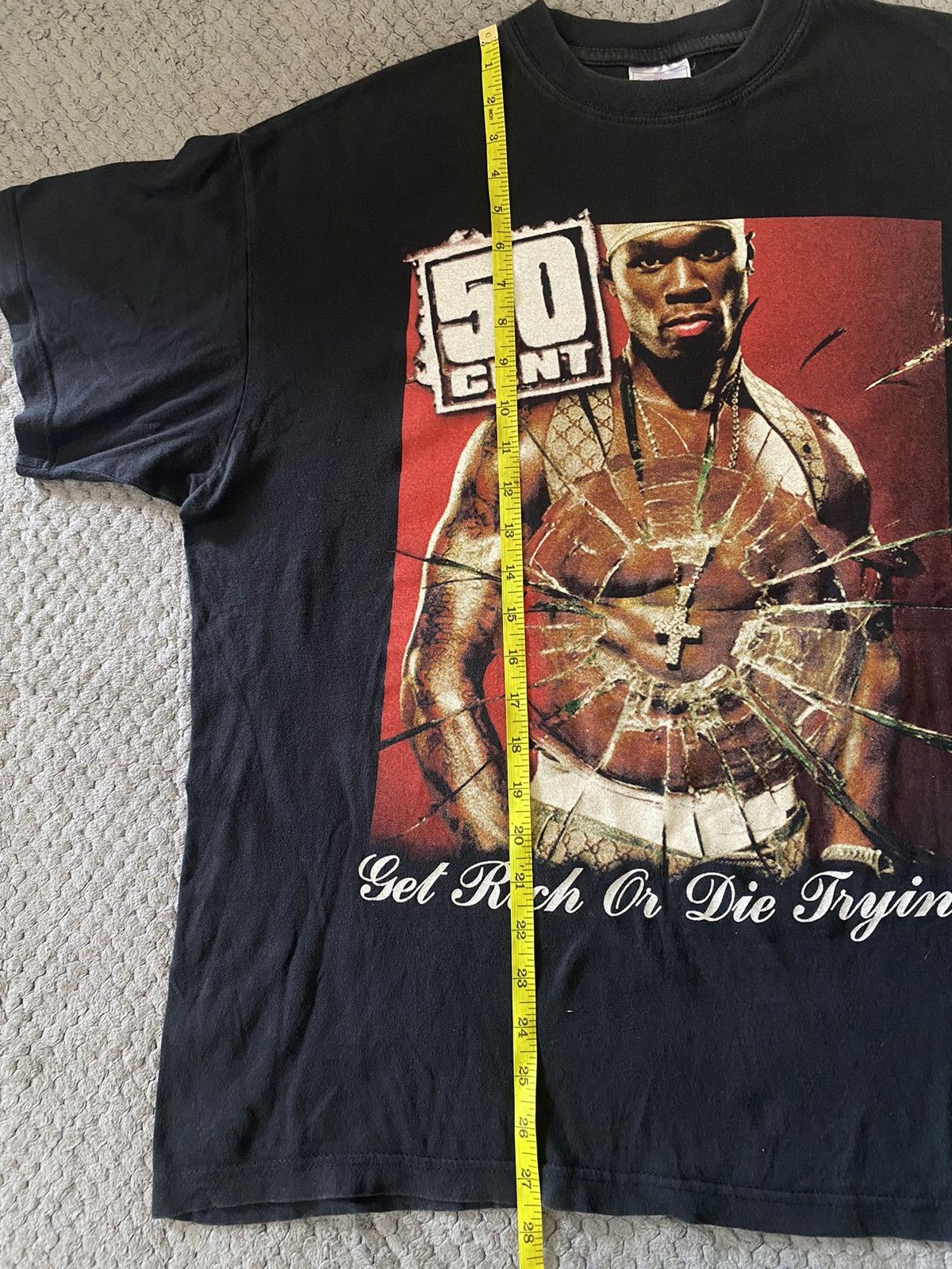 50 Cent Vintage 50CENT GET RICH OR DIE TRYIN 2005 Size US XL / EU 56 / 4 - 9 Thumbnail