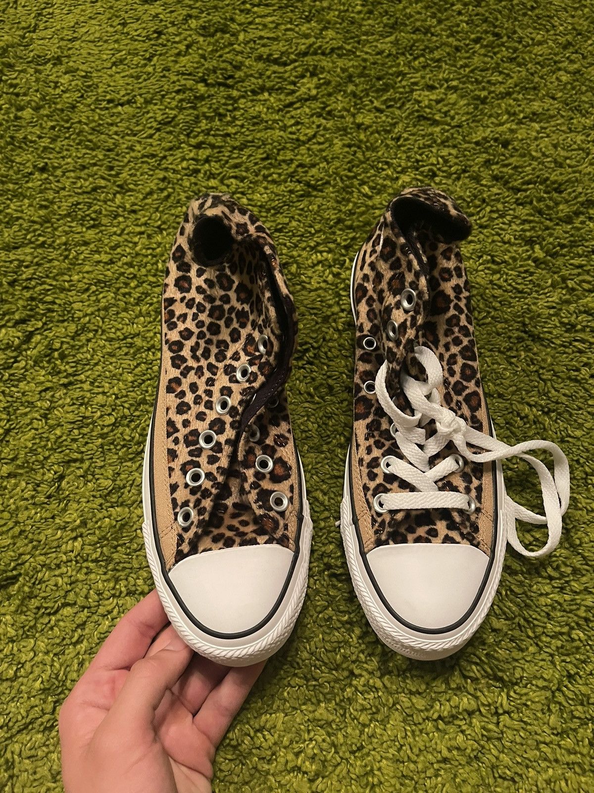 Converse × Designer Converse NWT leopard pattern sneakers Size US 7.5 / IT 37.5 - 5 Thumbnail
