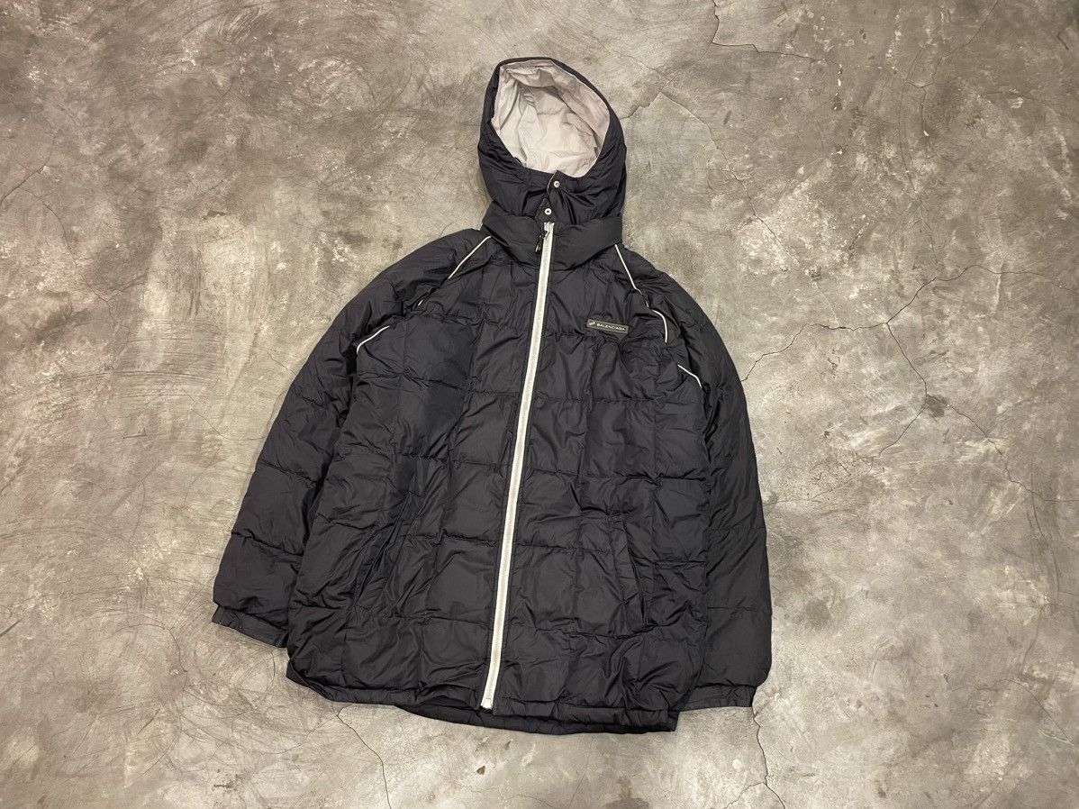 Balenciaga × Vintage Vtg Balenciaga Reversible Puffer Jacket Size US XL / EU 56 / 4 - 2 Thumbnail