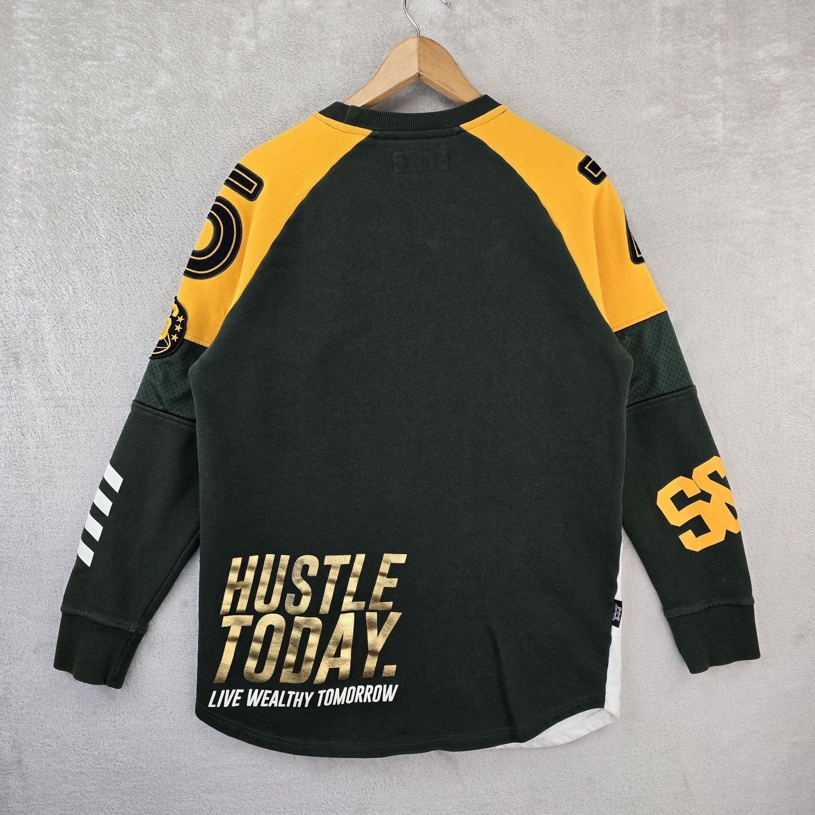 Other Smith & Graham Jersey Sweater Mens Large Green Yellow Skull Size US L / EU 52-54 / 3 - 10 Thumbnail