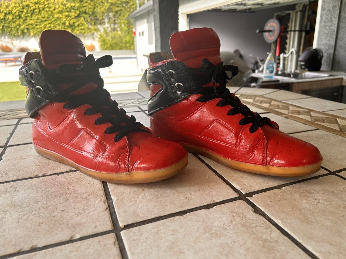 H&M × Maison Margiela Margiela x H&M Collab High-Top GAT Sneakers (CUSTOM PAINT) Size US 10.5 / EU 43-44 - 8 Thumbnail