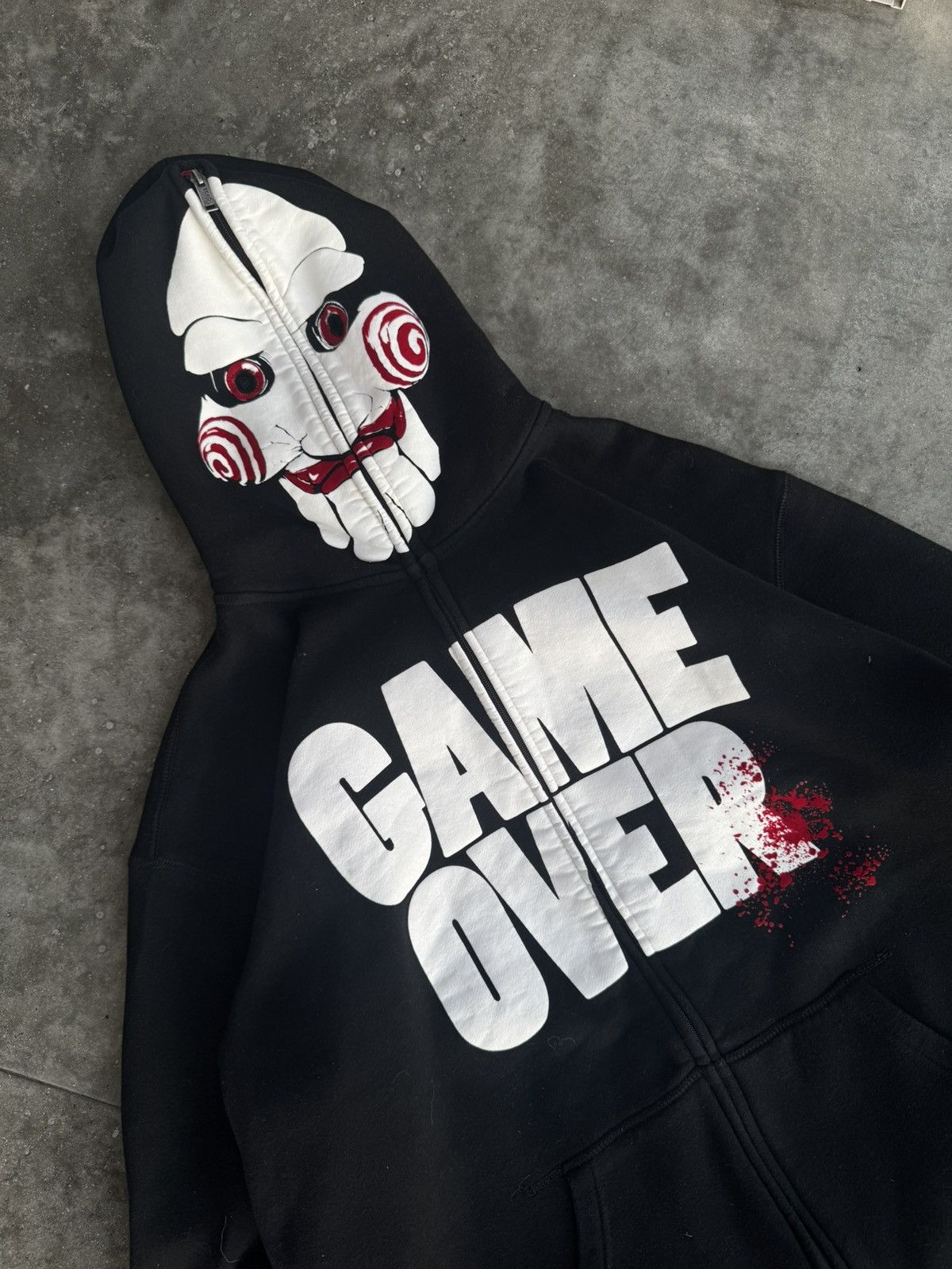 Ultra Rare Crazy Saw x Ecko Unltd 2009 Vintage Shark Hoodie