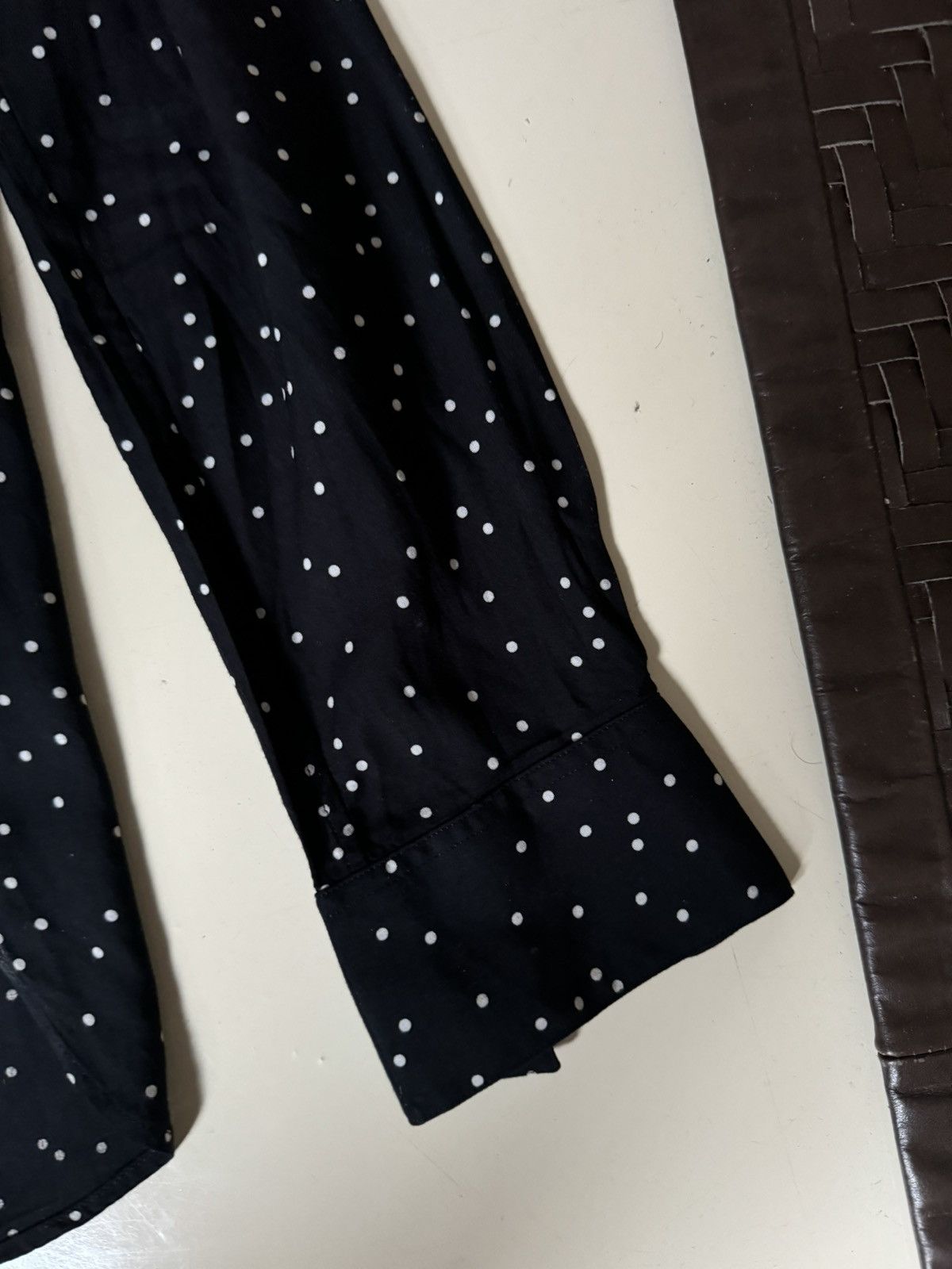 Saint Laurent Paris Saint Laurent Paris Hedi Slimane random dot shirt Size US M / EU 48-50 / 2 - 4 Thumbnail