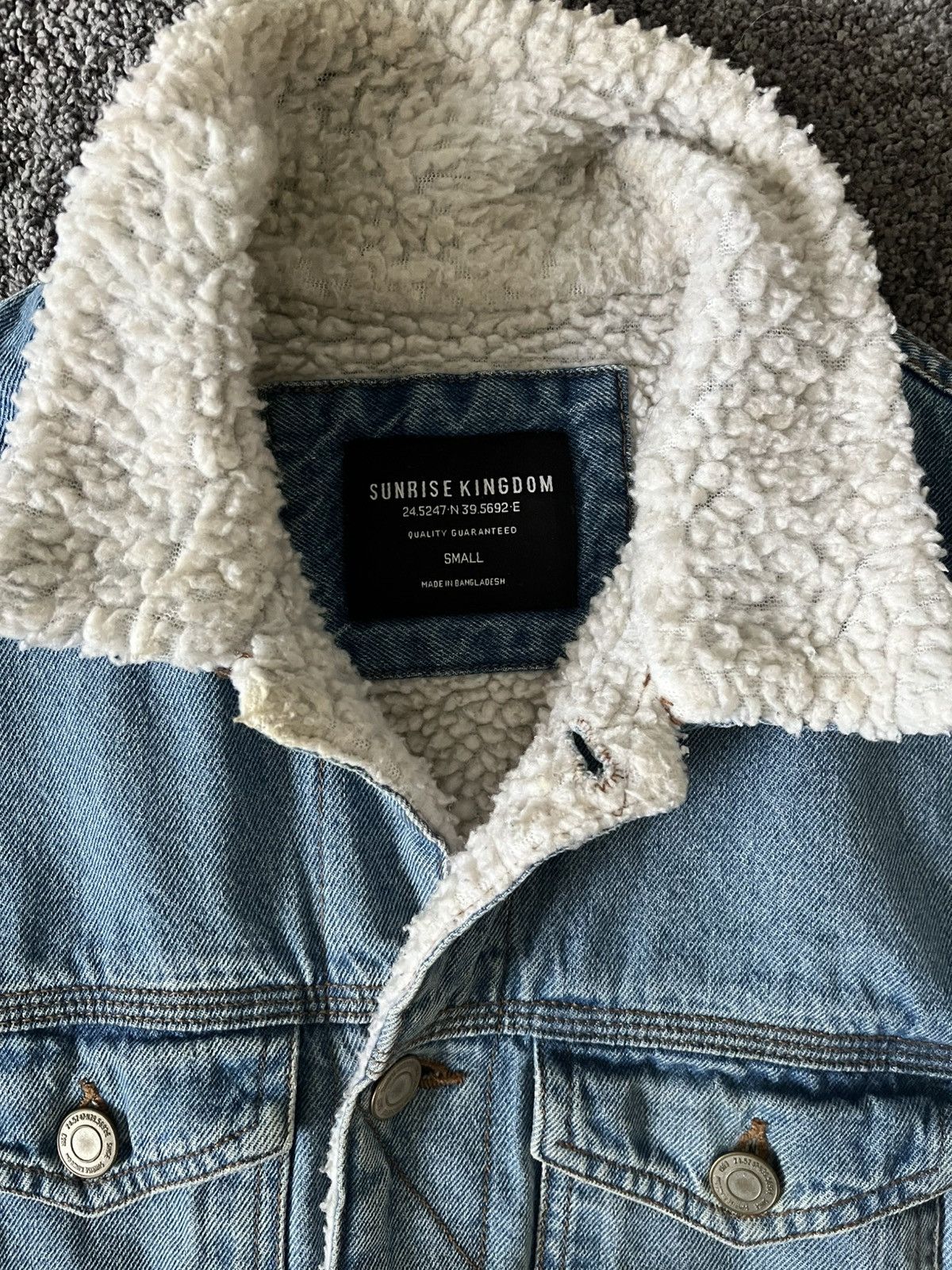 Other Sunrise Kingdom men's denim sherpa jacket Size US S / EU 44-46 / 1 - 4 Thumbnail