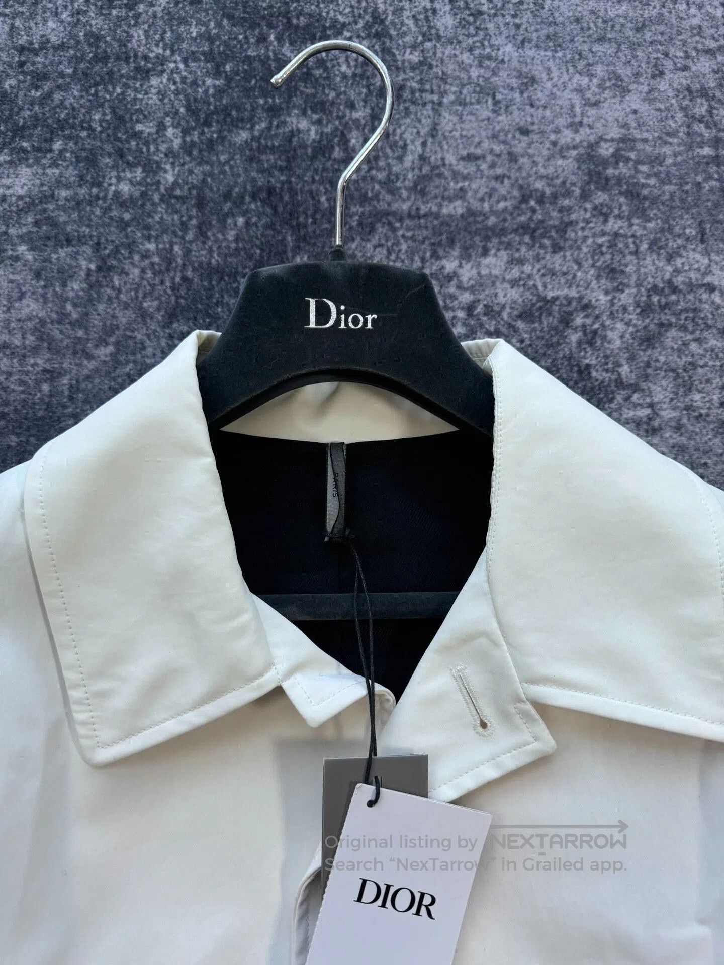Dior Dior Black and White Color Block Trench Coat. Size XL / US 12-14 / IT 48-50 - 4 Thumbnail