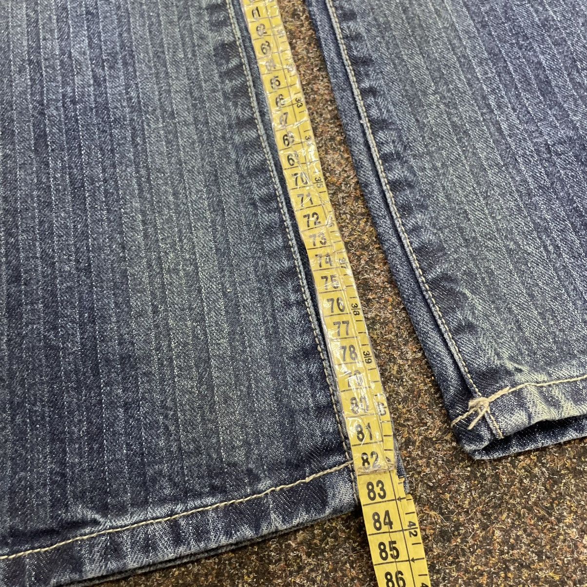Vintage Y2K Logo Jeans 90s Archive Fade Flared