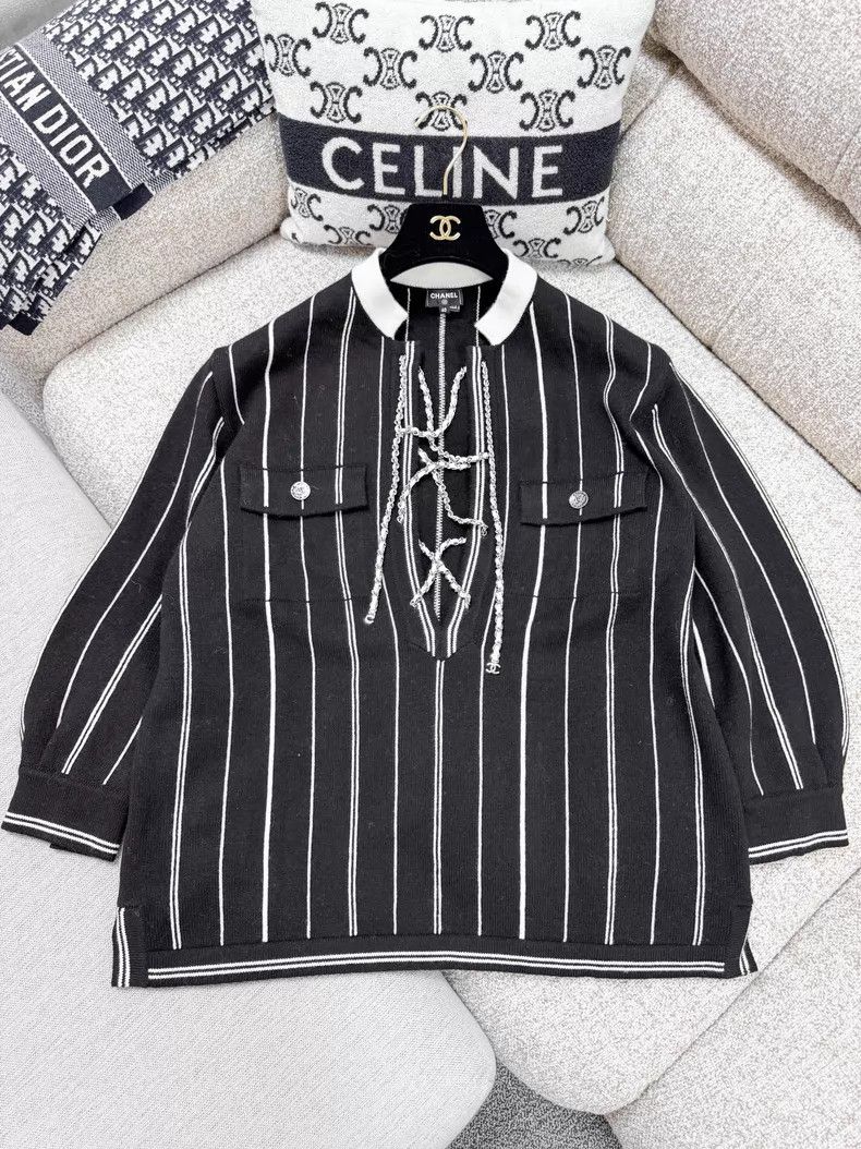 Chanel Chanel 23 Spring and Summer Preview Series Black and White Size S / US 4 / IT 40 - 2 Thumbnail