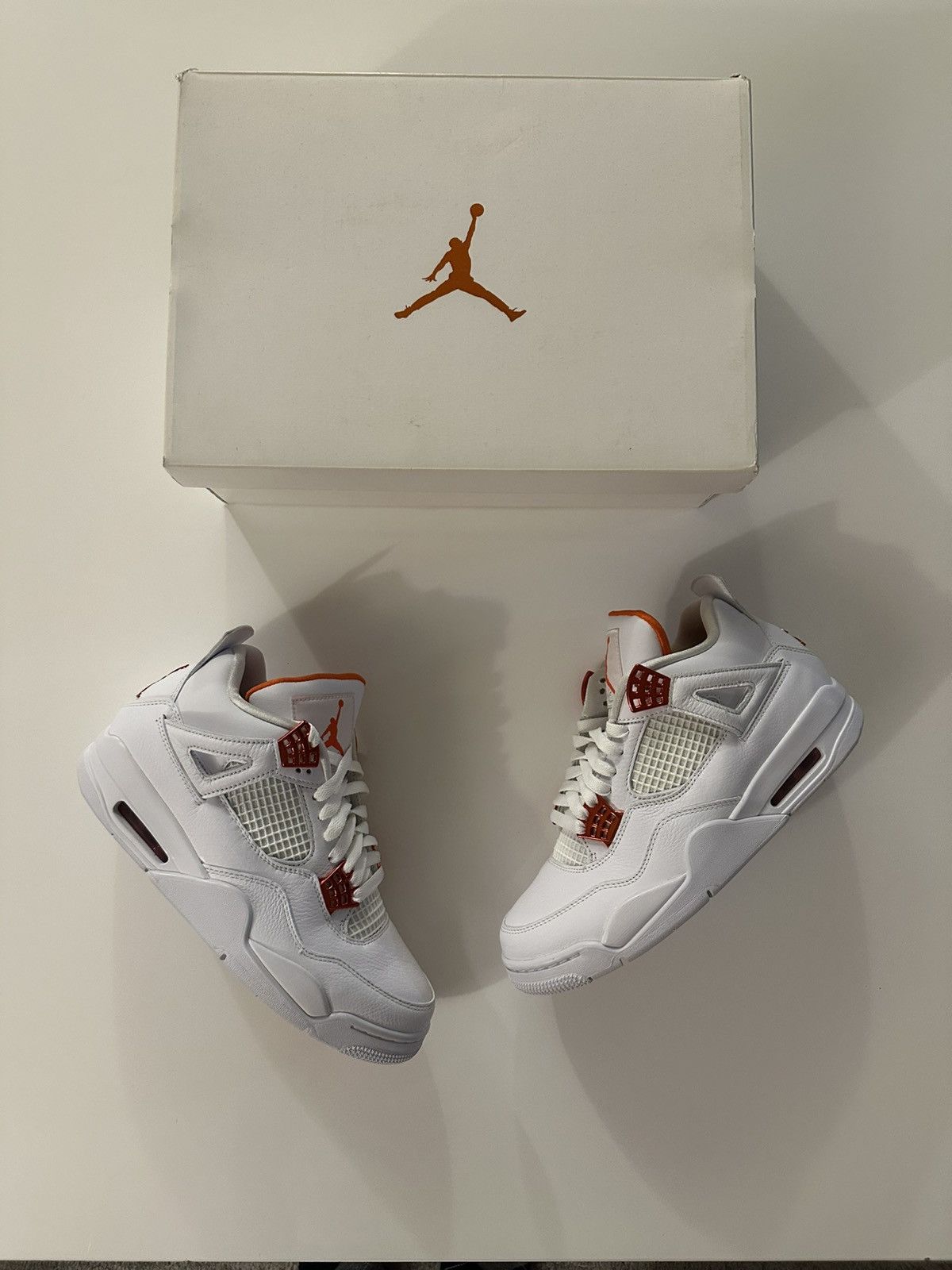 Jordan Brand × Nike Air Jordan 4 Retro Metallic Orange | Grailed
