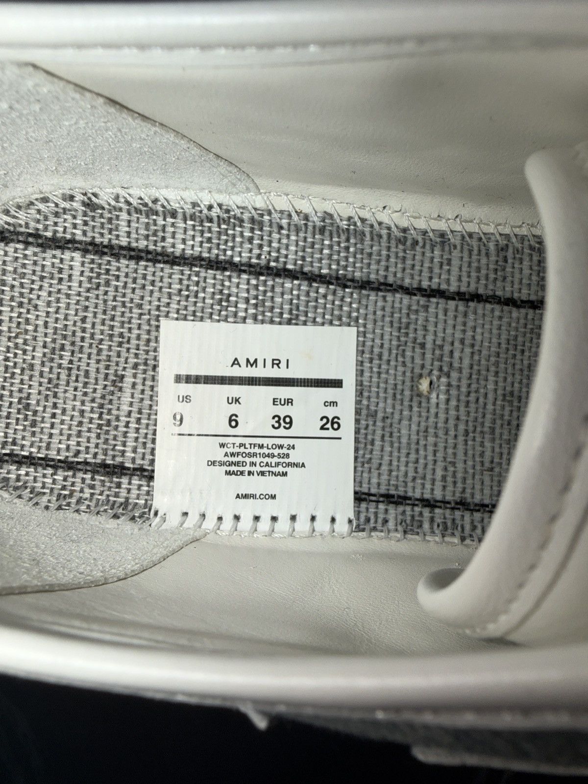 Amiri amiri platform denim stars court low Size US 8 / EU 41 - 2 Thumbnail