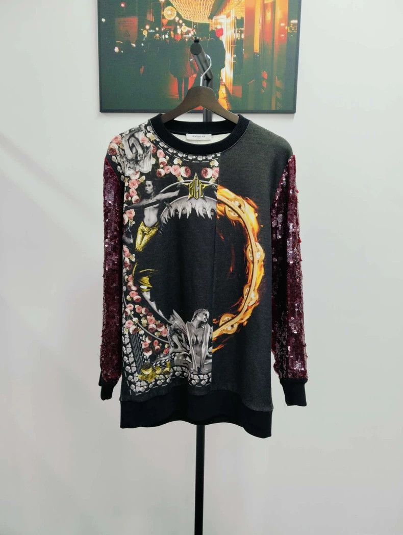 Givenchy Givenchy Sequined hoodie Size US S / EU 44-46 / 1 - 1 Thumbnail