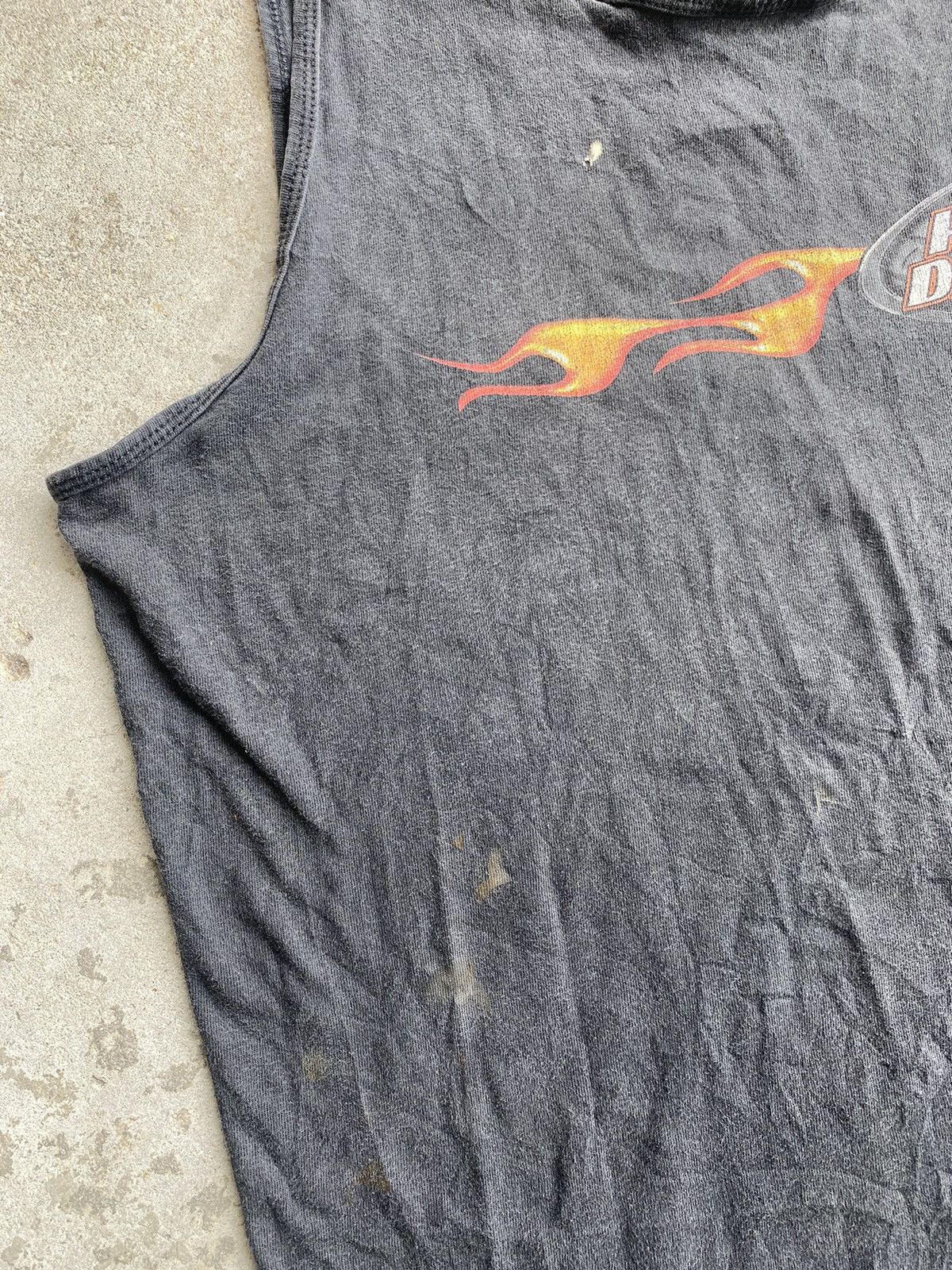 Vintage Distressed 🔥 Vintage Usa made 90s Harley Davidson Sleeveless Size US XL / EU 56 / 4 - 7 Thumbnail