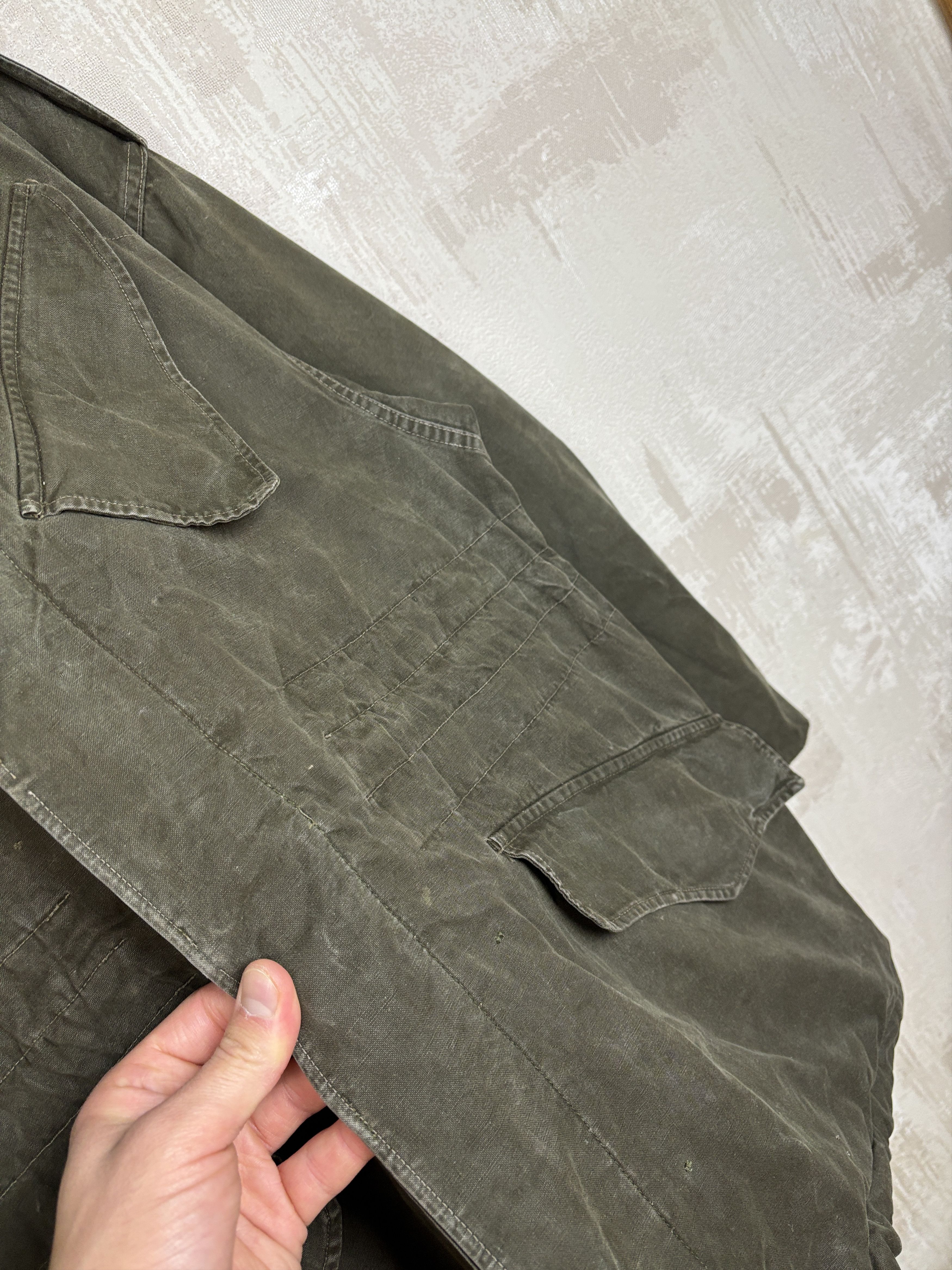 Vintage VTG Belgian Army Field Jacket 1959 A.M. Seynaeve Military Size US M / EU 48-50 / 2 - 8 Thumbnail