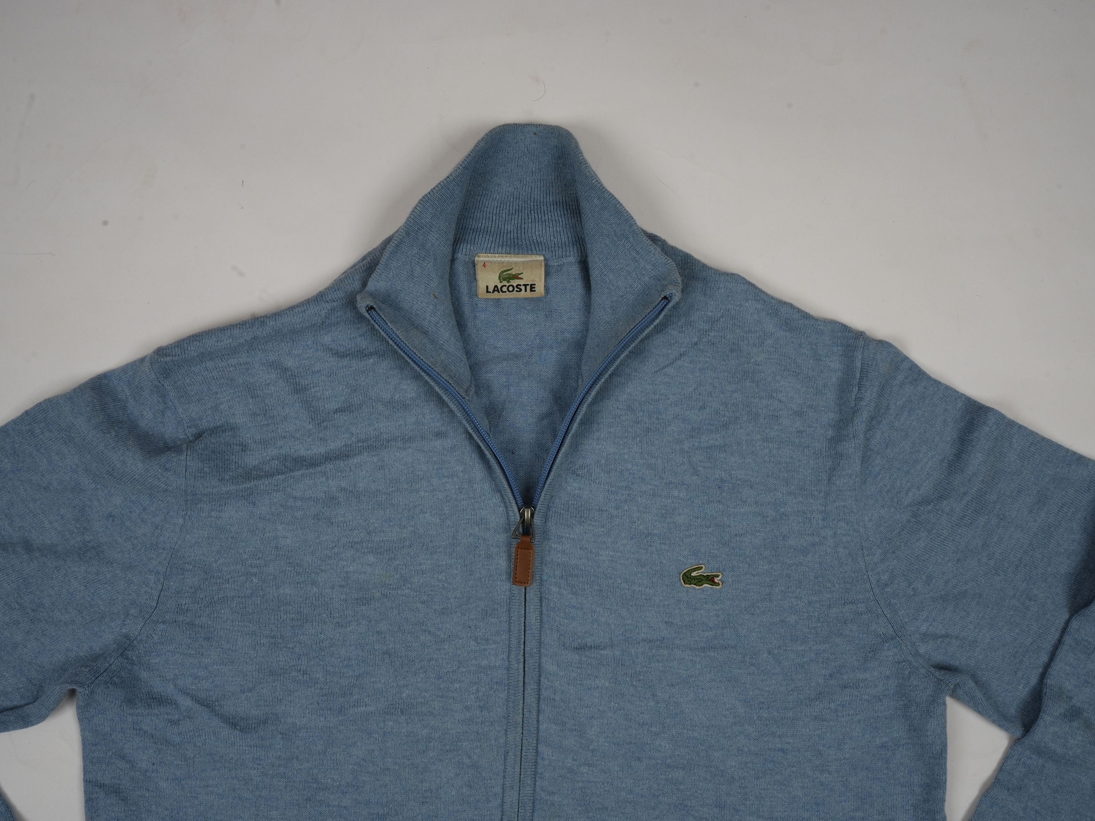 Lacoste Lacoste Full Zip Sweater Size S / US 4 / IT 40 - 4 Thumbnail