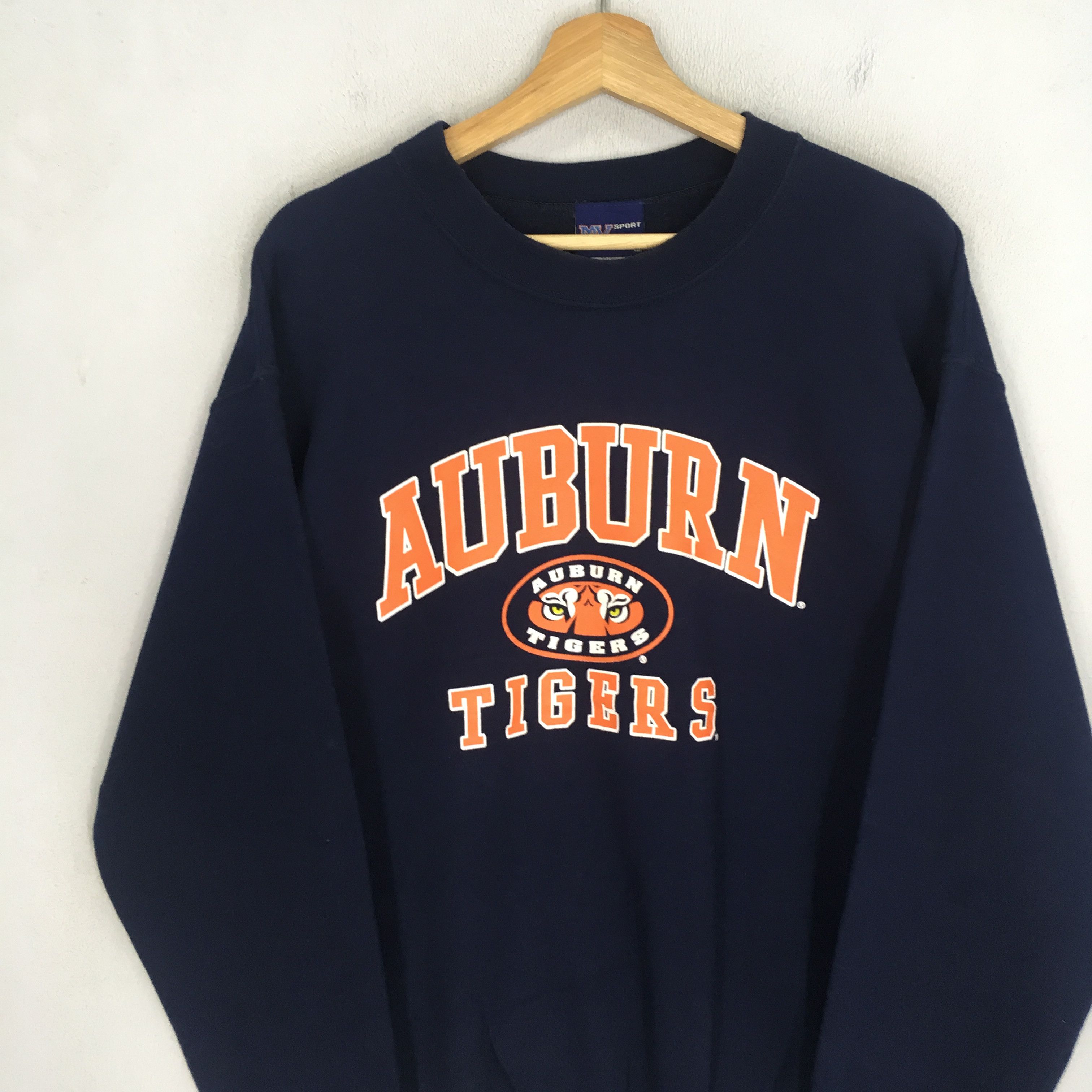 Auburn Sportswear Vintage 90s Auburn Tigers Blue Sweatshirt - 484 Size US M / EU 48-50 / 2 - 5 Thumbnail