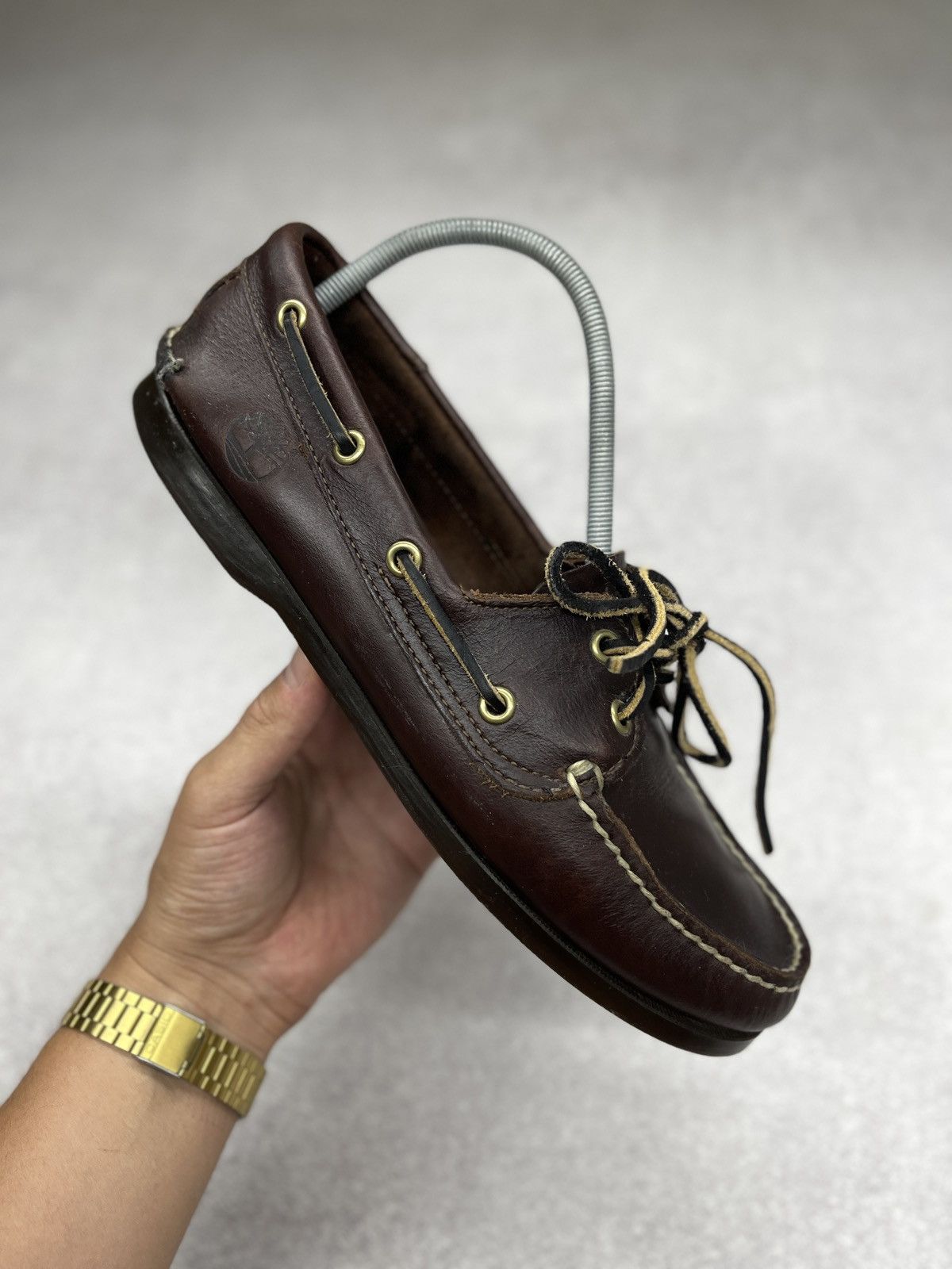 Timberland Mens Timberland 3 Leather Top Sider Low Boot Brown Size US 8.5 / EU 41-42 - 1 Thumbnail