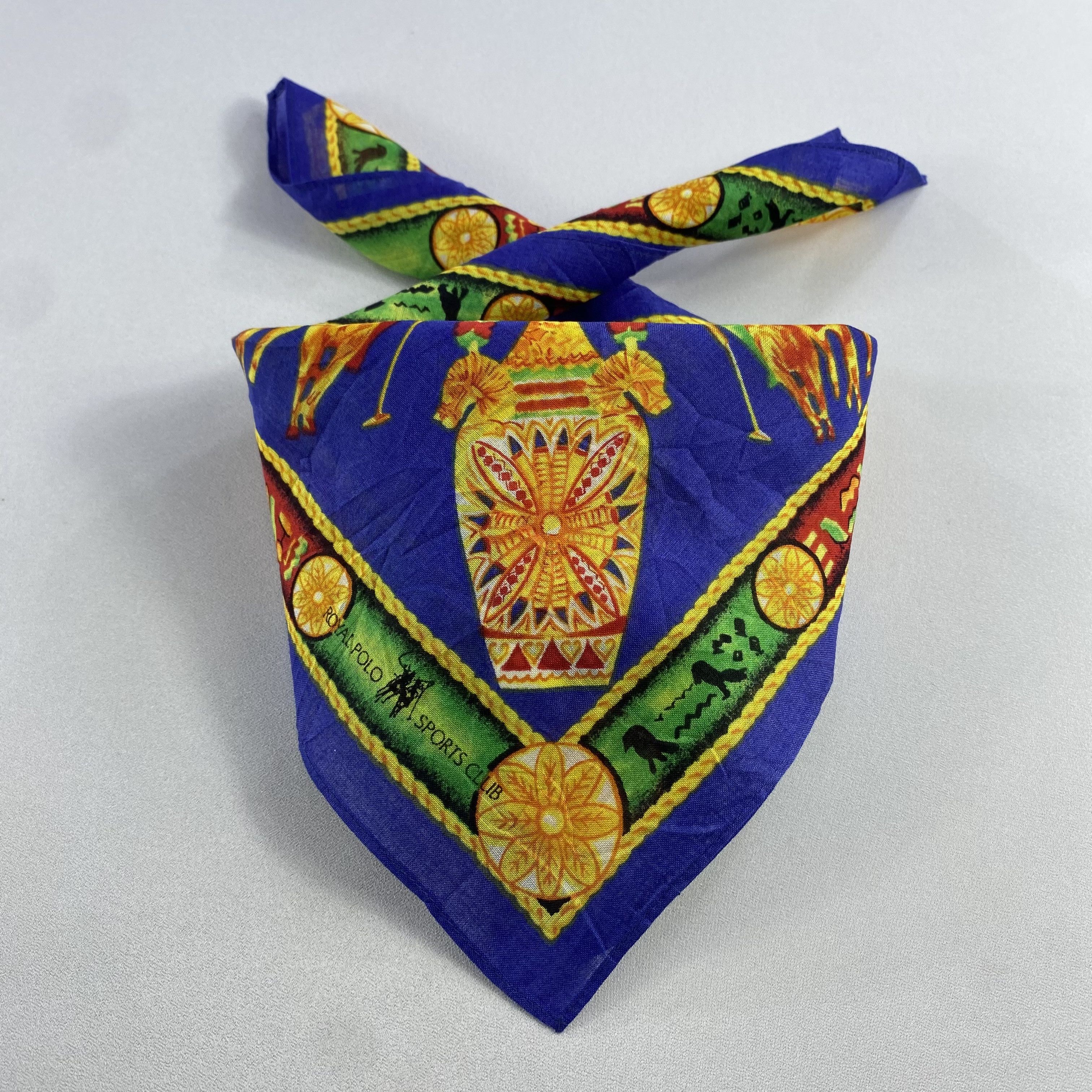 Vintage Polo Bandana/ Handkerchief / Neckerchief Size ONE SIZE - 1 Thumbnail