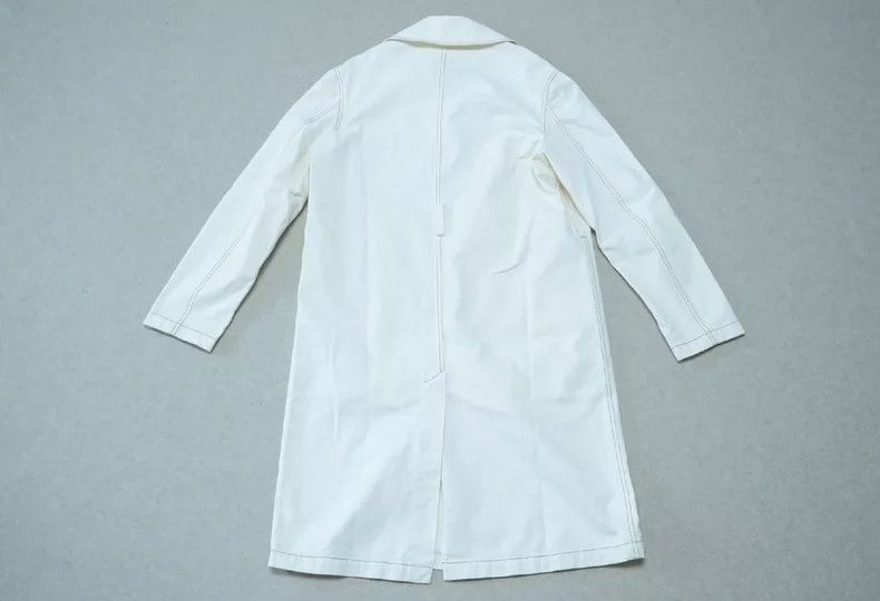 Loewe LOEWE White American windbreaker coat Size S / US 4 / IT 40 - 6 Thumbnail