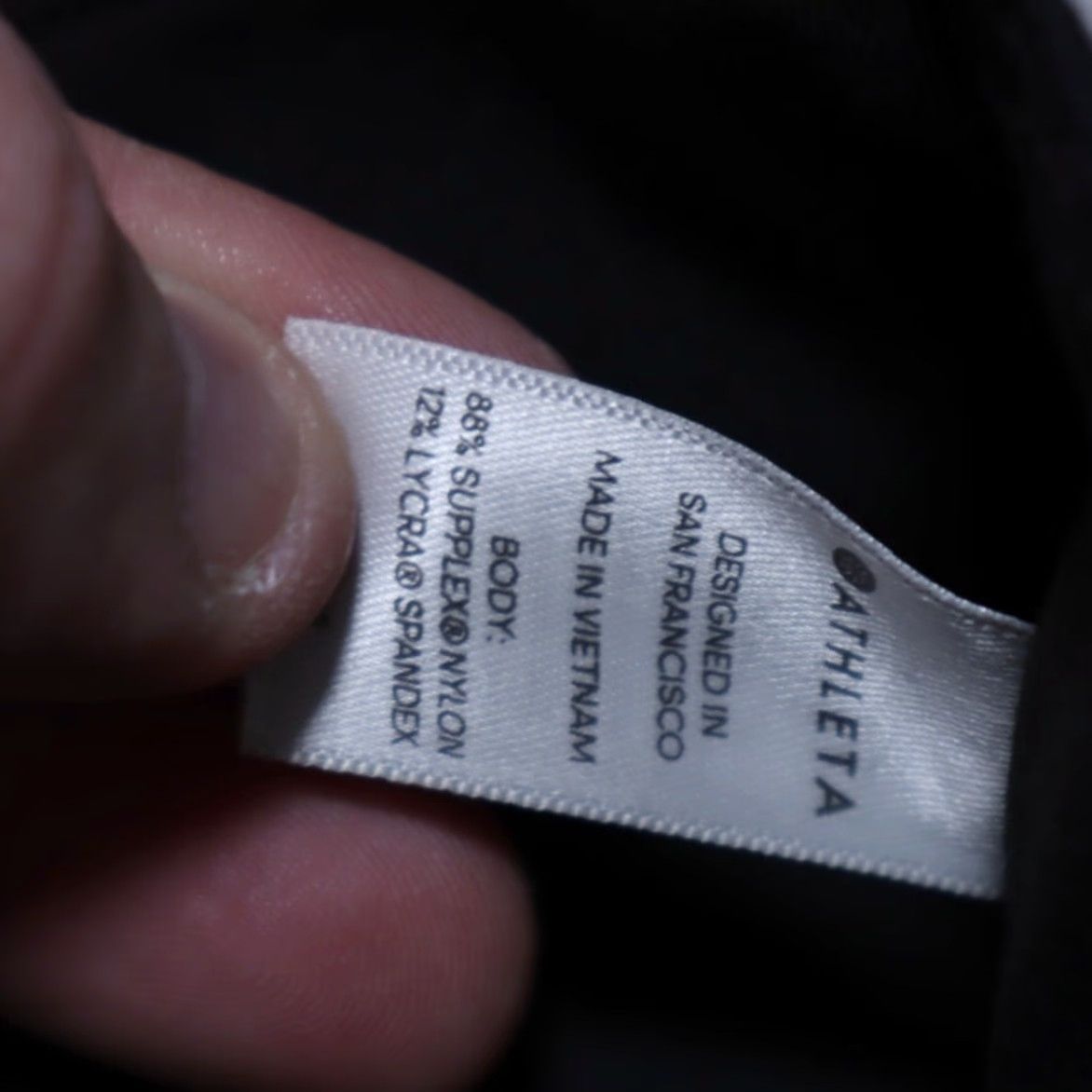 Athleta Athleta Women’s S Black Track Tux Tight High Stretch Pants Shirt? Size 28" / US 6 / IT 42 - 6 Thumbnail