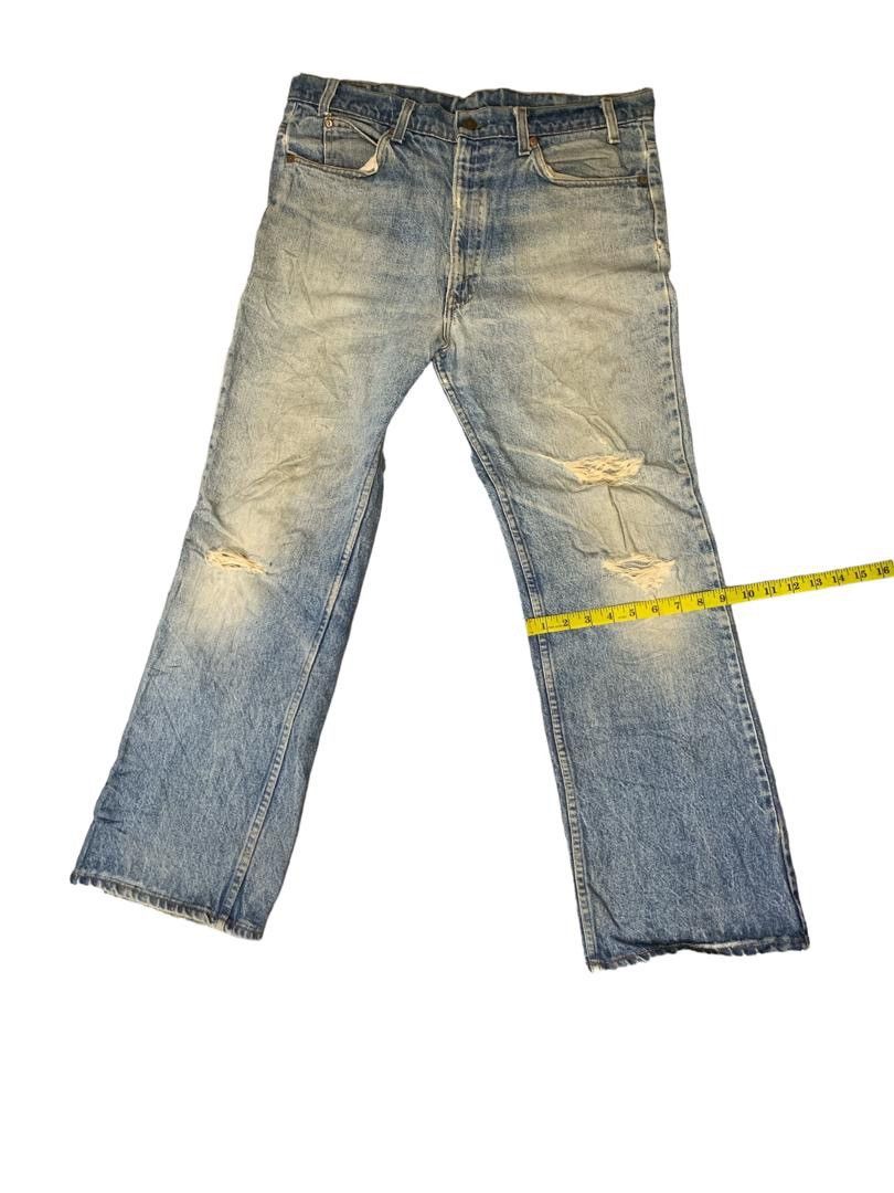 Levi's Vintage Clothing Vintage Levi’s Orange Tab Distressed Bootcut Denim Size 35" - 14 Thumbnail