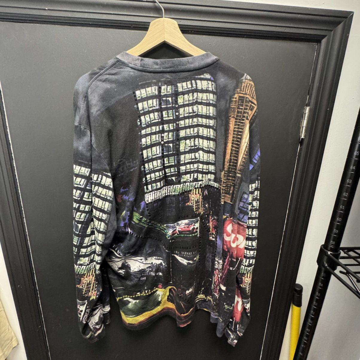 Supreme Supreme Skyline Sequin L/S Top Night | Grailed