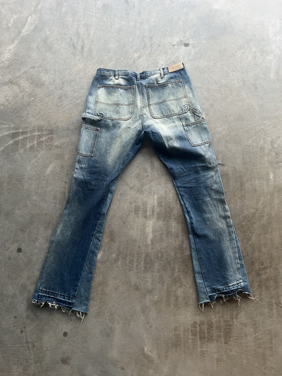 Japanese Brand × Vintage Flared Work Denim Size US 34 / EU 50 - 2 Thumbnail