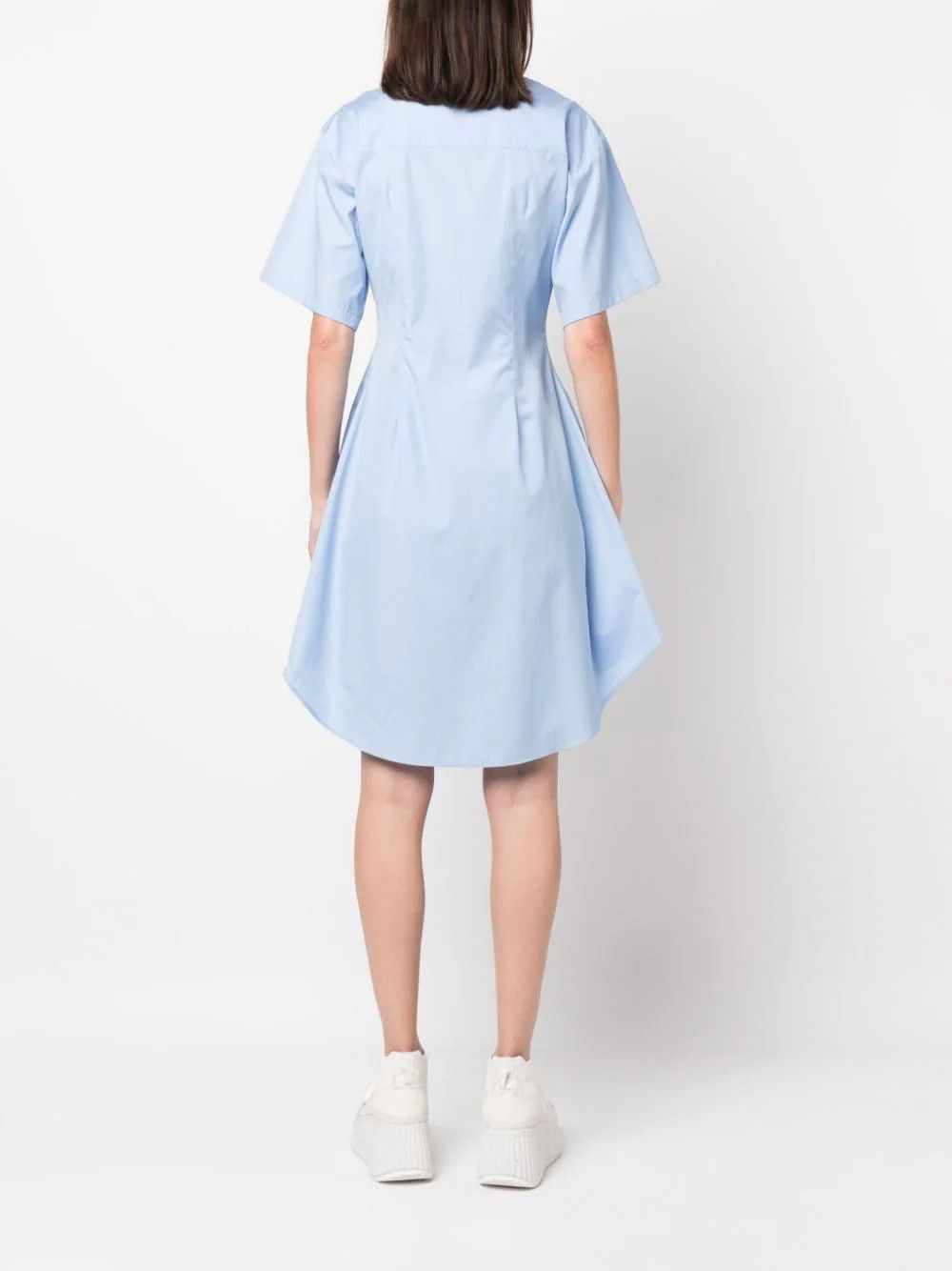 Marni o1w1db10824 Shirt Dress in Sky Blue Size XL / US 12-14 / IT 48-50 - 2 Thumbnail