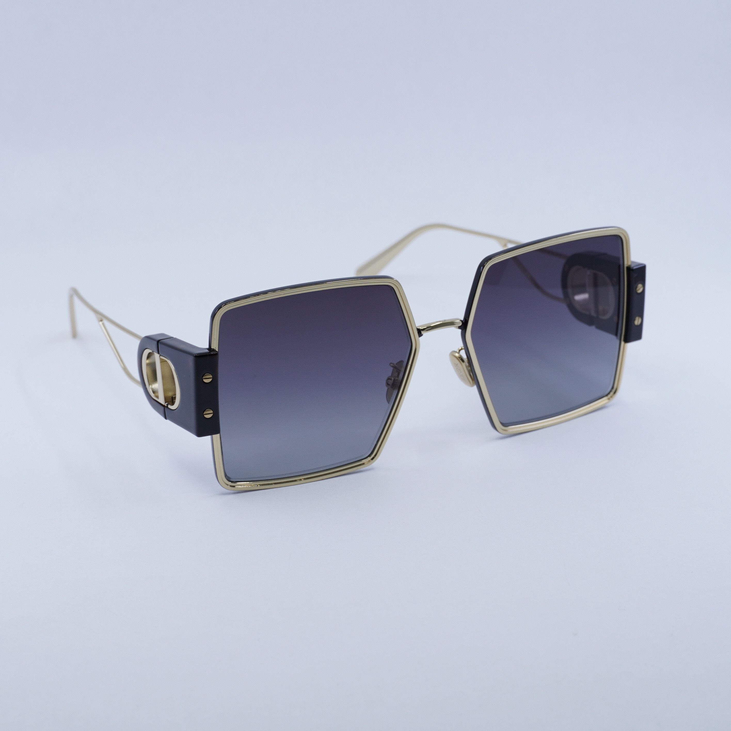 Dior Dior 30MONTAIGNE S4U B4A1 Sunglasses Gold Square Frame Size ONE SIZE - 1 Thumbnail