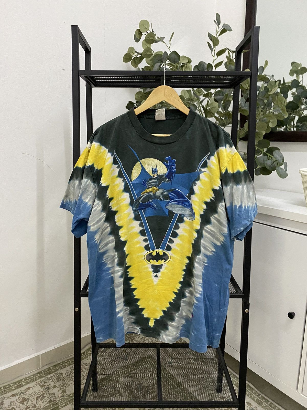 DC Comics × Vintage Vintage Crazy Shirt Batman Tye Dye Size US XL / EU 56 / 4 - 1 Thumbnail