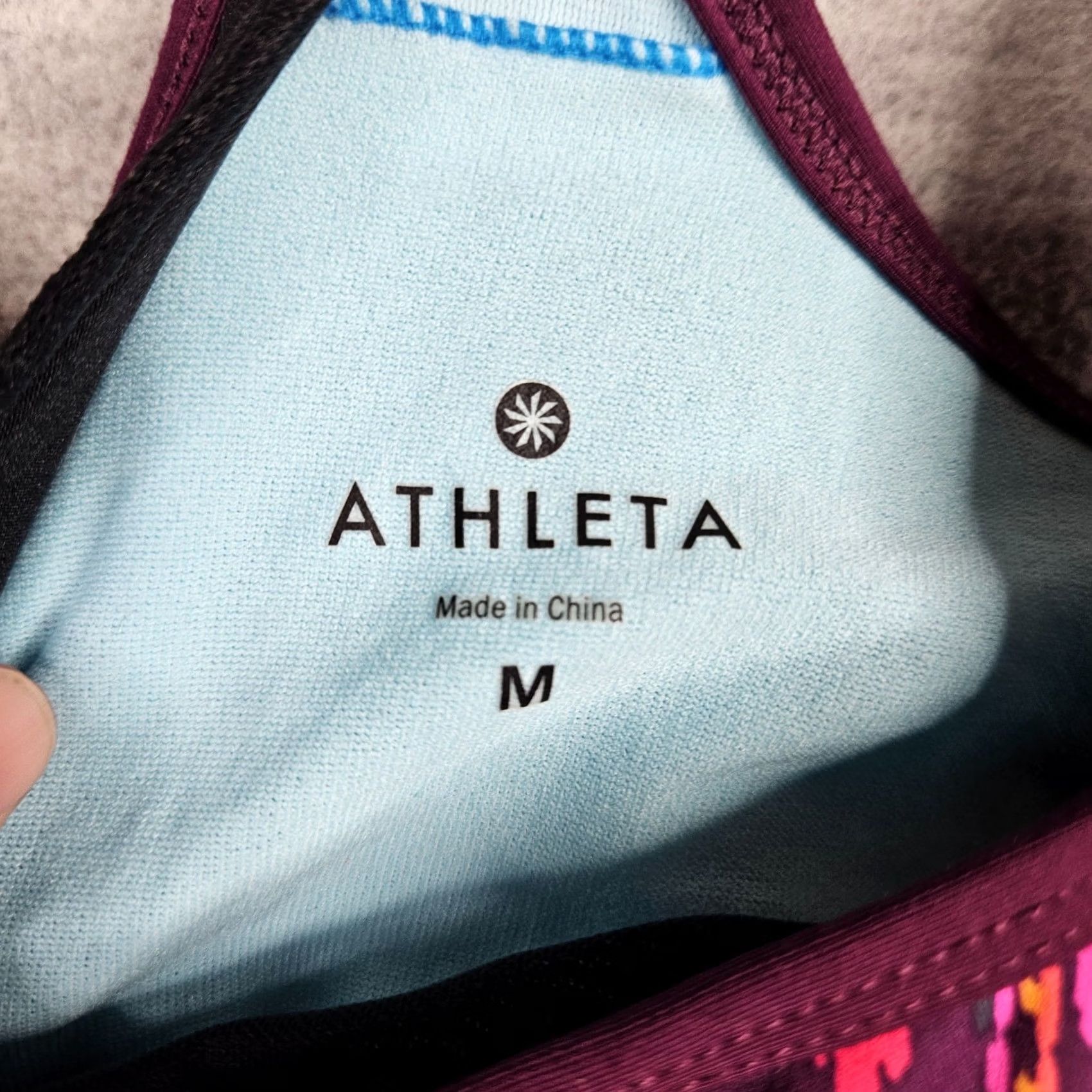 Athleta Athleta Tankini Top Size M Racerback Adjustable Multicolor Sleeveless Activewear Top Womens Size M / US 6-8 / IT 42-44 - 5 Thumbnail