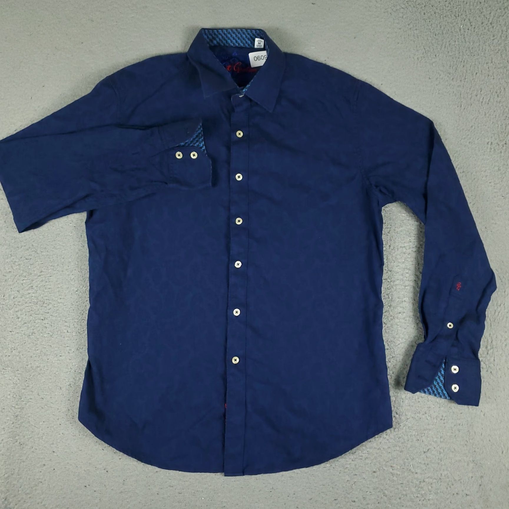 Robert Graham VINTAGE Robert Graham Shirt Mens Size Medium Blue Paisley Button-Up Long Sleeve Size US M / EU 48-50 / 2 - 2 Thumbnail