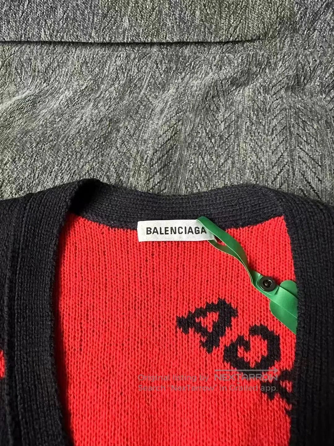 Balenciaga Balenciaga Logo Print Cardigan. Size US XS / EU 42 / 0 - 3 Thumbnail