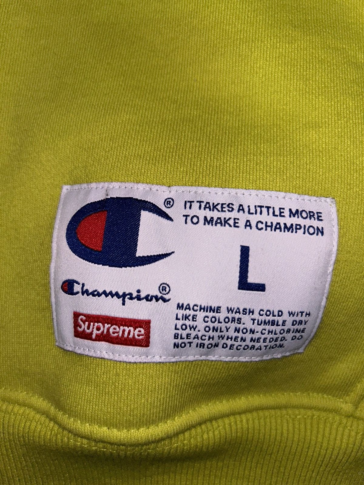 Champion × Supreme Supreme Champion Arc Logo Zip Up Sweater 2017 release Size L Size US L / EU 52-54 / 3 - 3 Thumbnail